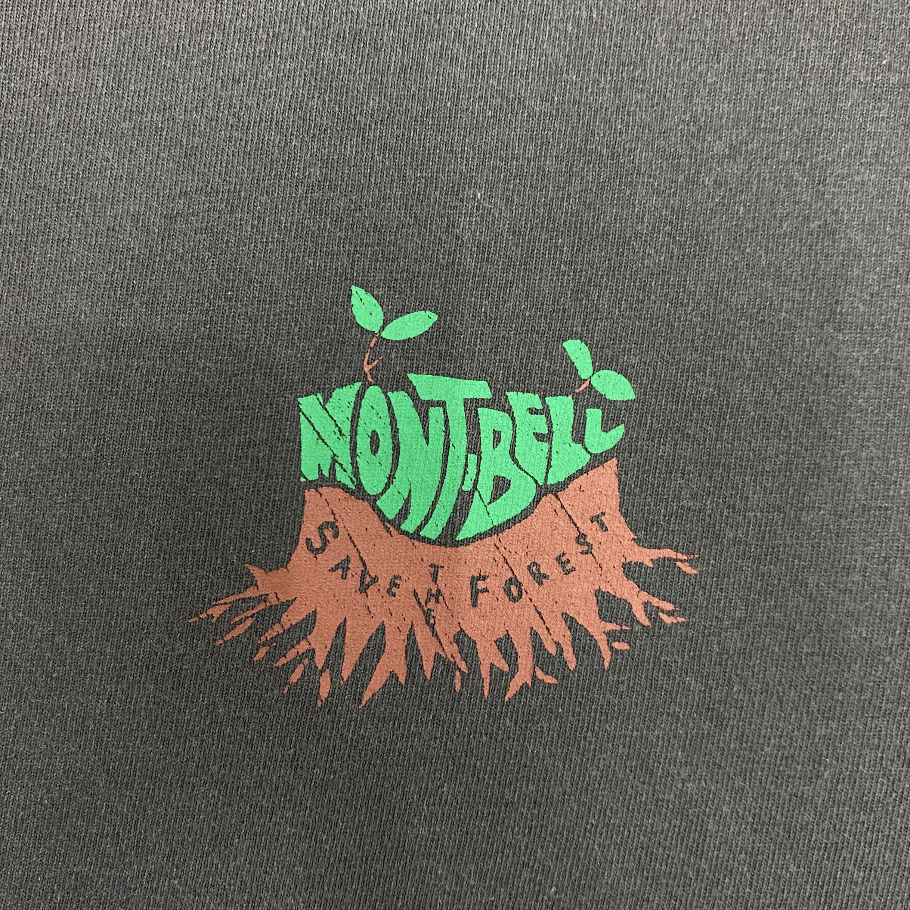 Japanese Brand Vintage Mont Bell Save The Forest Sun Faded Tshirt - J003 Size US M / EU 48-50 / 2 - 3 Thumbnail