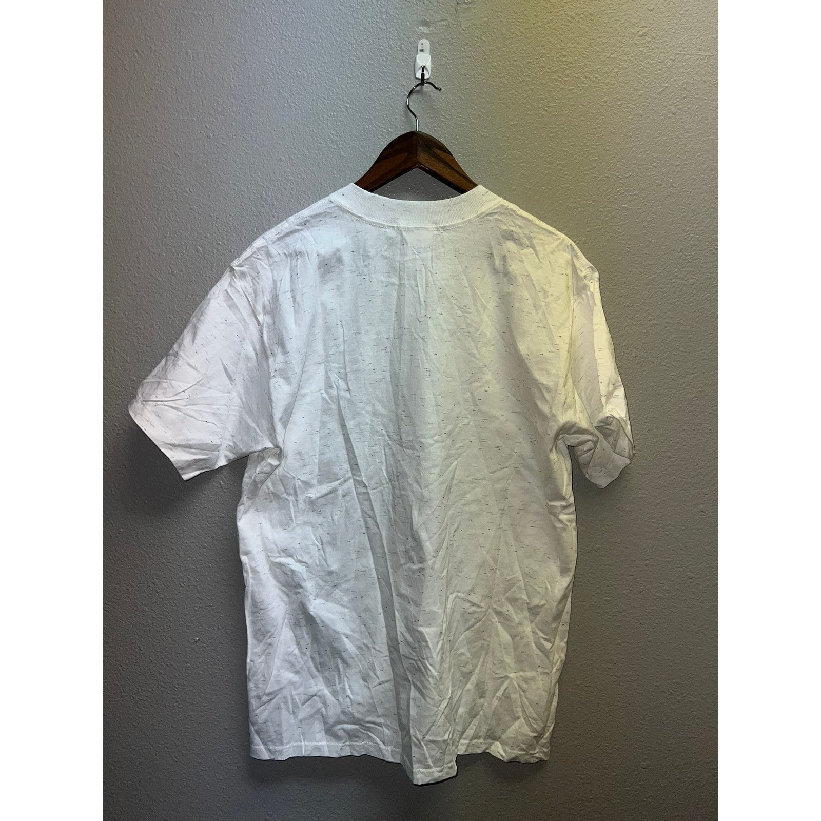 Vintage 90s Vintage H.L. Miller White Speckled Blank Shirt Tee VTG L Size US L / EU 52-54 / 3 - 7 Thumbnail