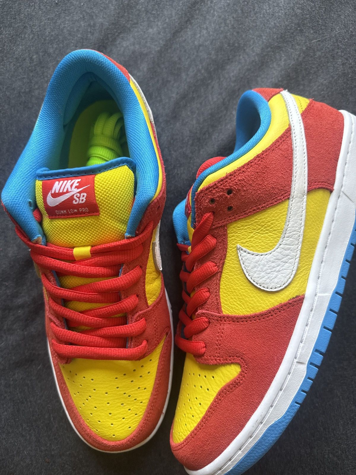 Nike Nike SB Dunk Low ‘Bart Simpson’ Size US 10.5 / EU 43-44 - 2 Thumbnail