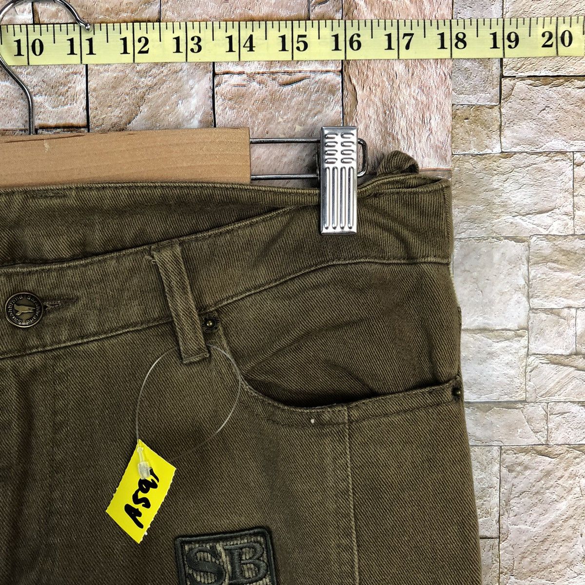 Japanese Brand Sarah Band Brown Cargo Multipocket Pants #A590 Size US 31 - 8 Thumbnail