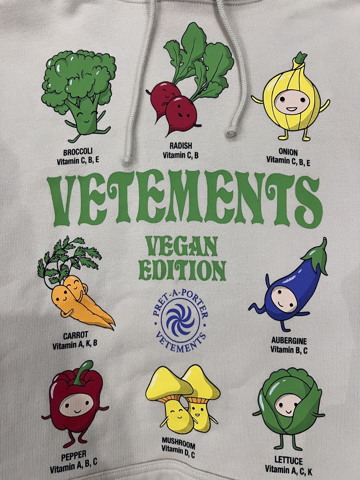 Vetements Vetements FW21 Vegan Vegetable Hoodie Size US S / EU 44-46 / 1 - 6 Thumbnail