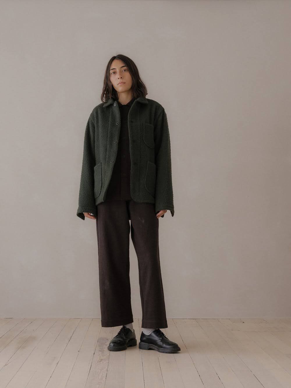 Evan Kinori Evan Kinori Green Casentino Wool Three Pocket Jacket Size US S / EU 44-46 / 1 - 3 Thumbnail
