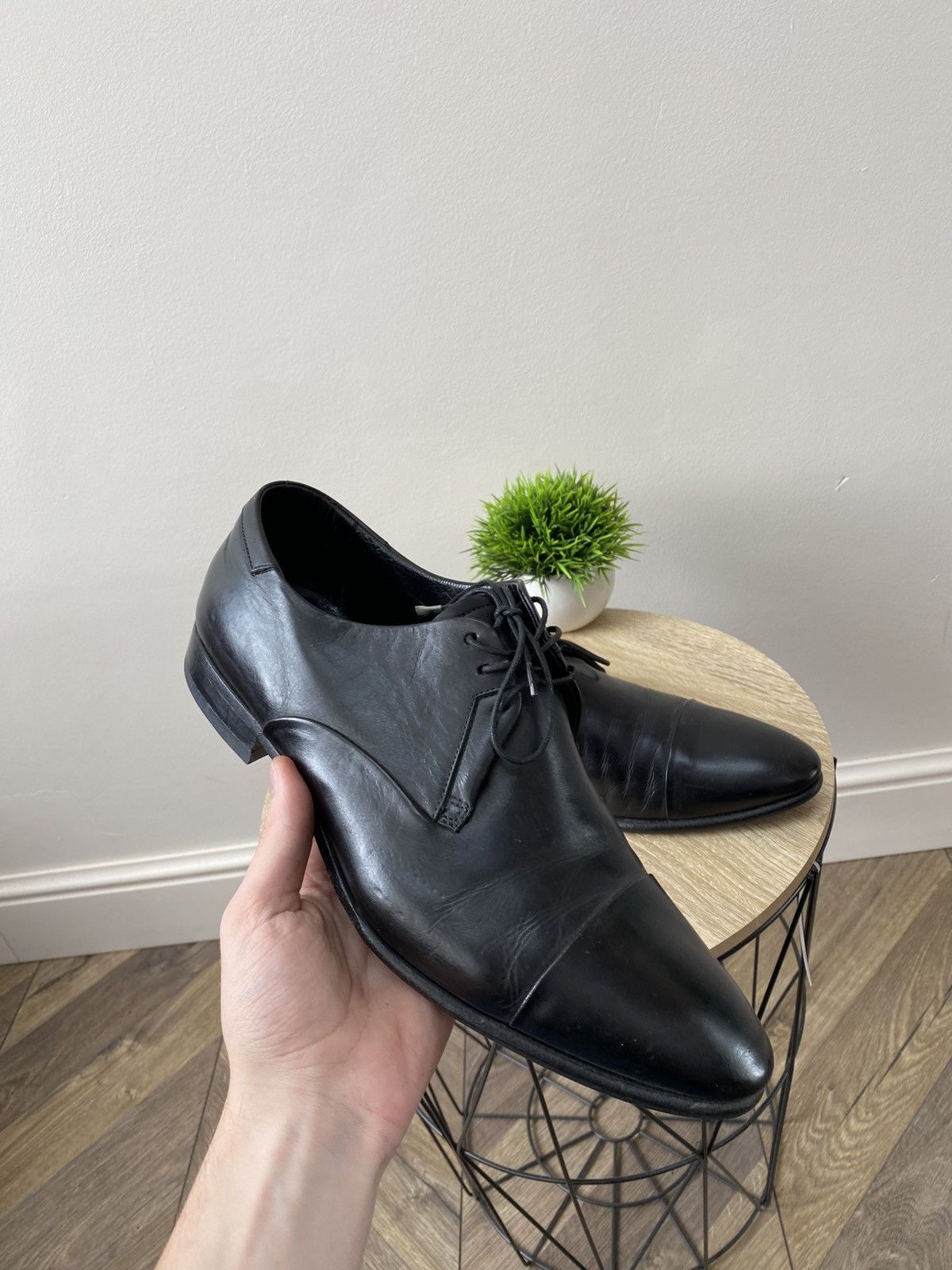 FABI Vintage Fabi Luxury Dress black leather shoes Size US 10 / EU 43 - 5 Thumbnail