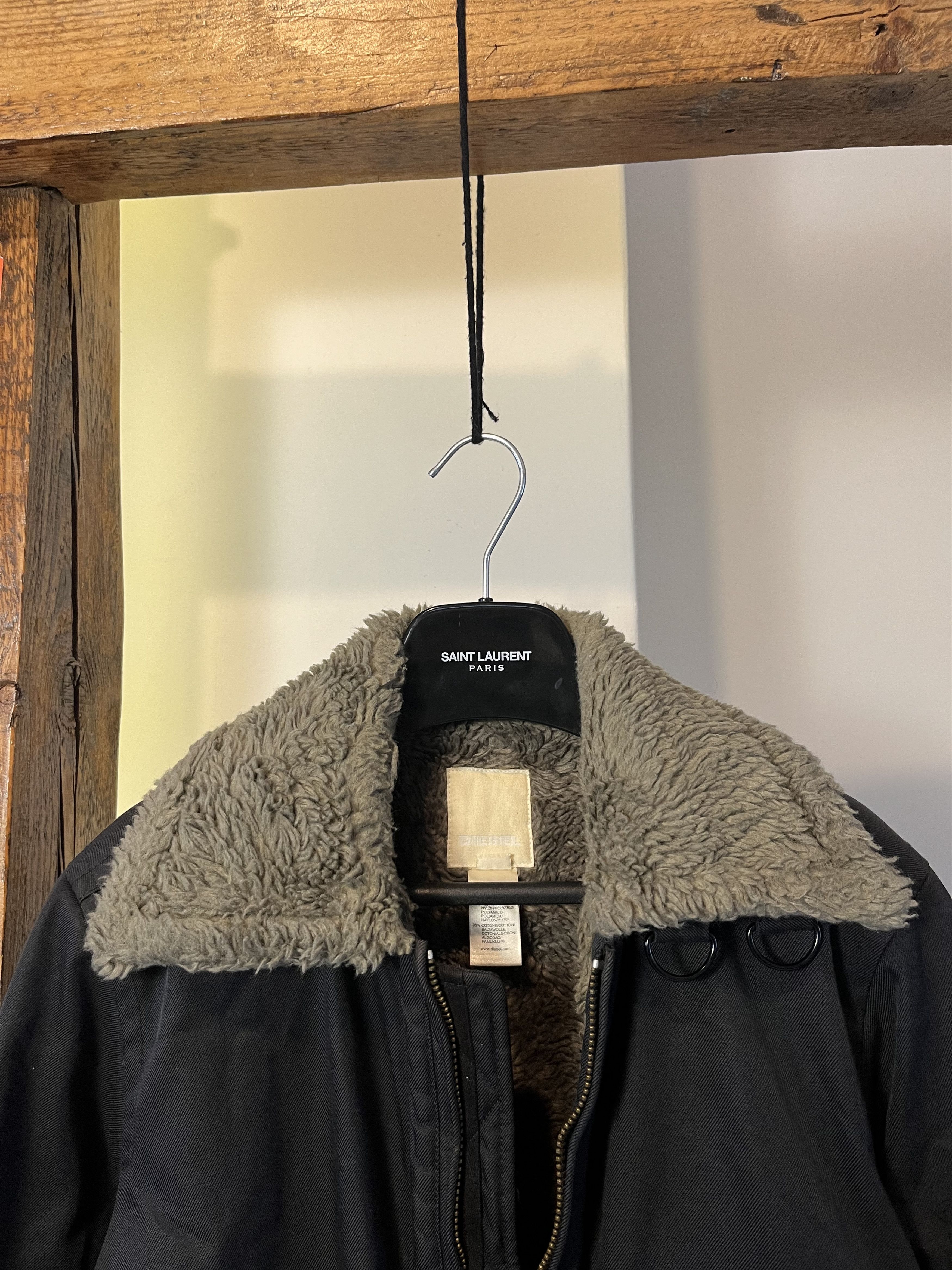 y2k Fur Diesel Jacket