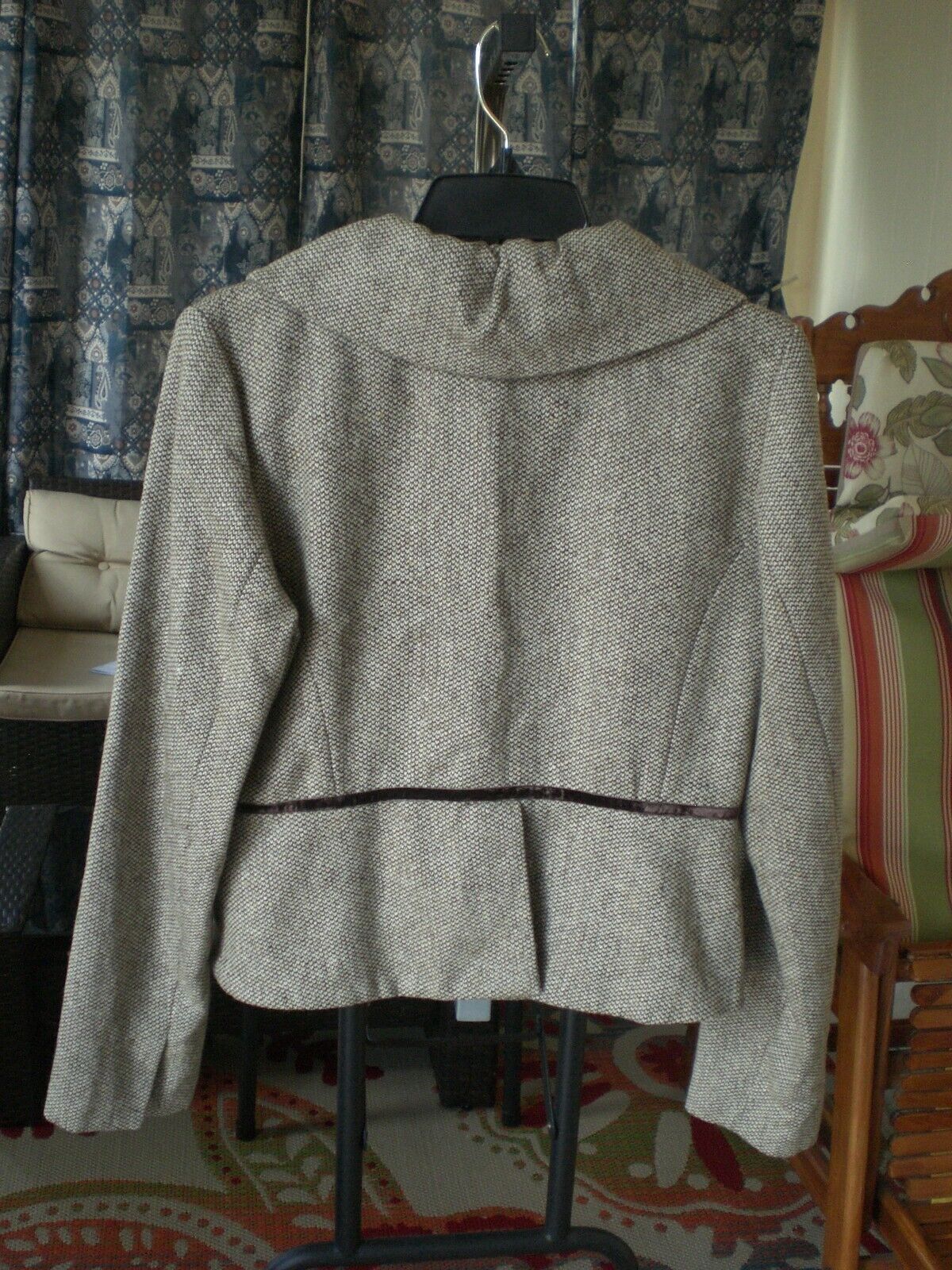 Anthropologie .Maestro Anthropologie Tweed Women's Blazer Jacket MEDIUM Size M / US 6-8 / IT 42-44 - 7 Thumbnail