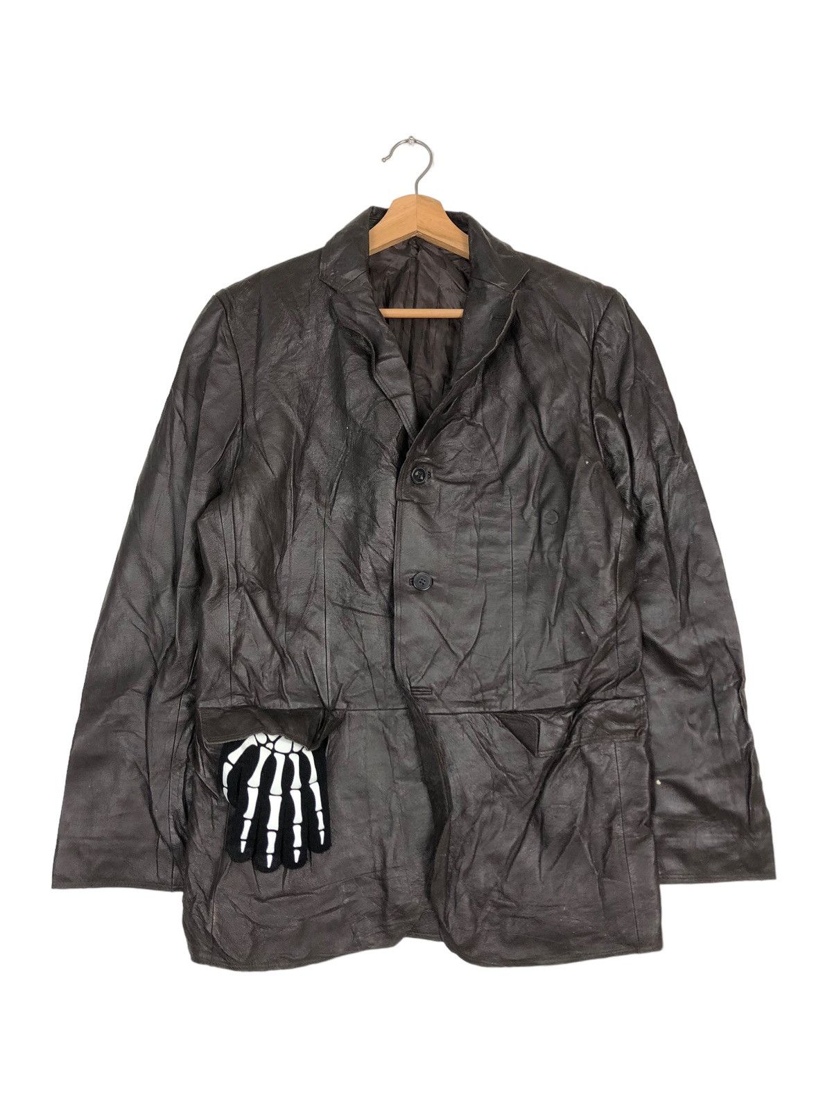 🔥90’s Rare Genuine Leather Jacket Comme Ca Ism Japan