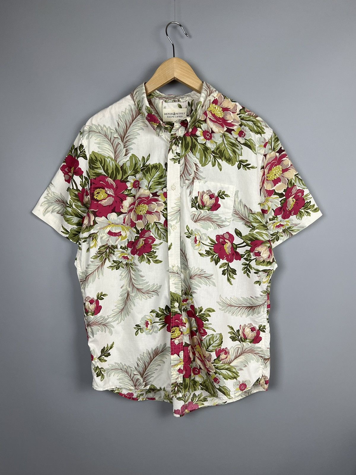 Denim & Supply Ralph Lauren (L) RARE Denim&Supply Ralph Lauren Flower Shirt Size US L / EU 52-54 / 3 - 2 Thumbnail