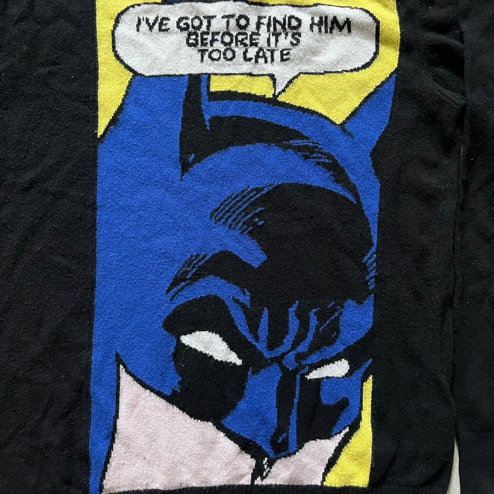 Iceberg Iceberg Batman 2016 Black Sweater Size US M / EU 48-50 / 2 - 2 Thumbnail