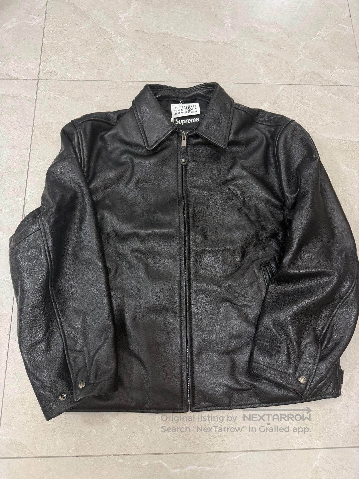 Schott × Supreme Supreme Schott Leather Clip Jacket SS25 | Grailed