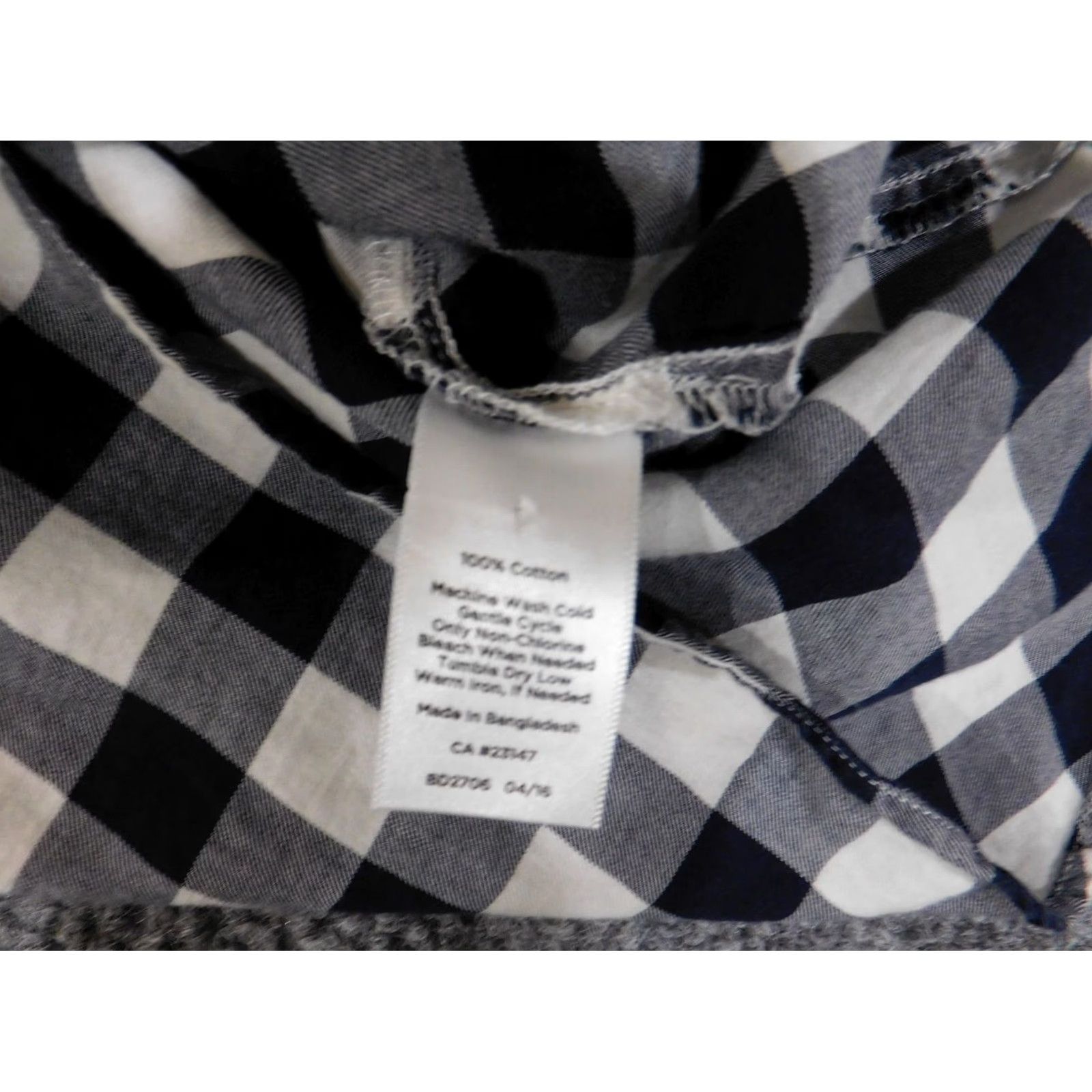 Talbots Talbots Button-Up Shirt Womens Medium Blue Plaid Cotton Casual Long Sleeve Collared Classic Basic Stretch Size M / US 6-8 / IT 42-44 - 6 Thumbnail