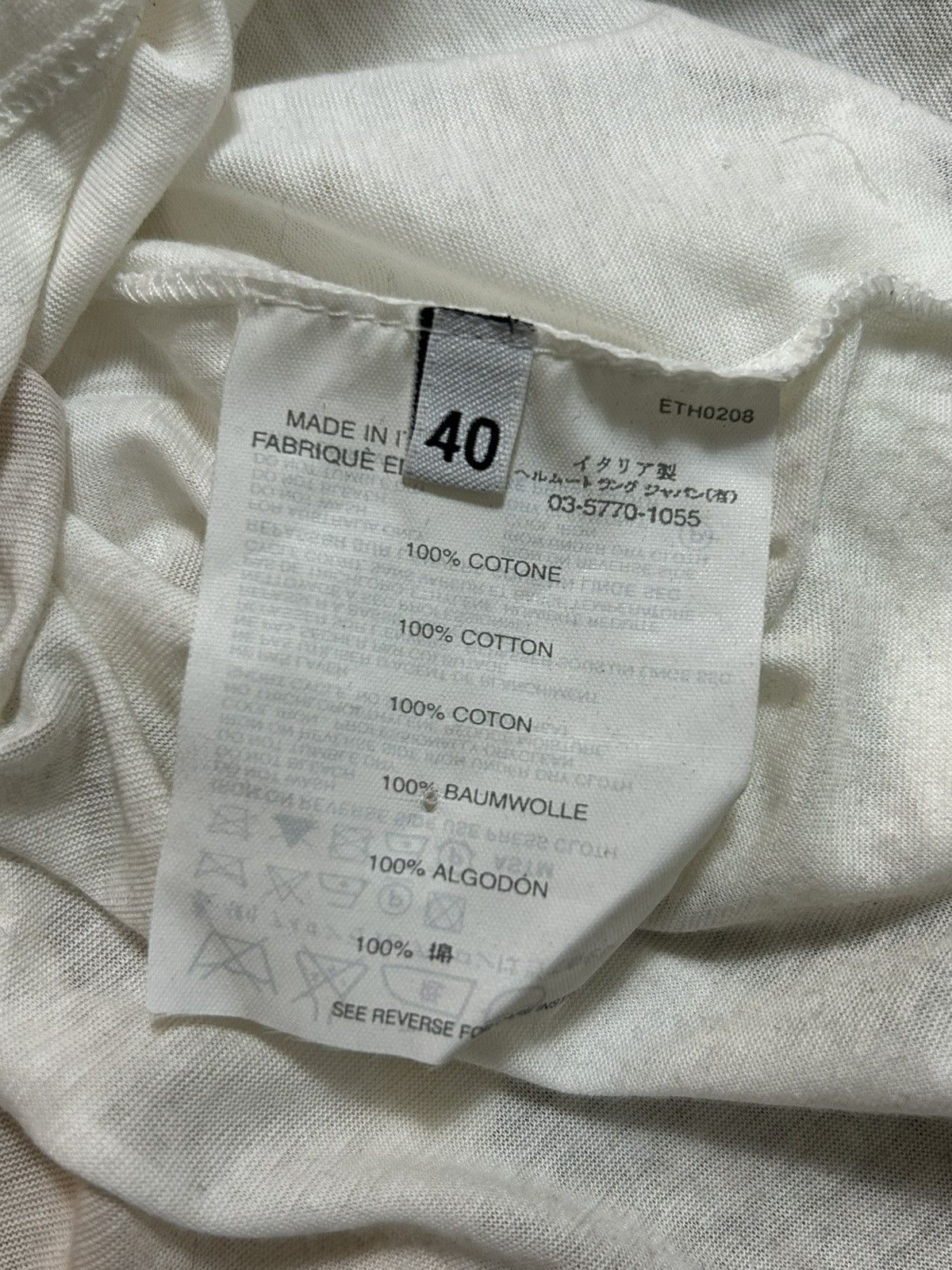 Helmut Lang SS05 Spray Paint Logo Tank Top Size US S / EU 44-46 / 1 - 6 Thumbnail
