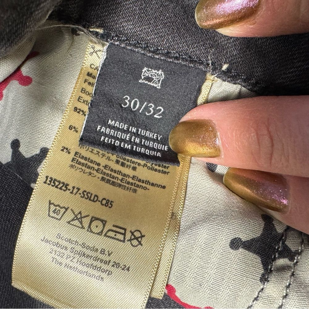 Scotch & Soda Scotch & Soda Black La Bohemienne Mid Rise Skinny Jeans Siz Size 31" - 6 Thumbnail