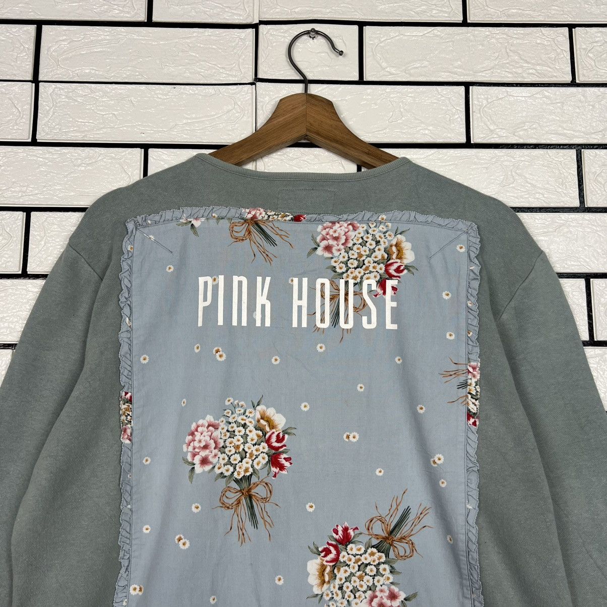 Pink House PINK HOUSE Big Logo Floral Snap Button Jacket #4090-C186 Size L / US 10 / IT 46 - 16 Thumbnail