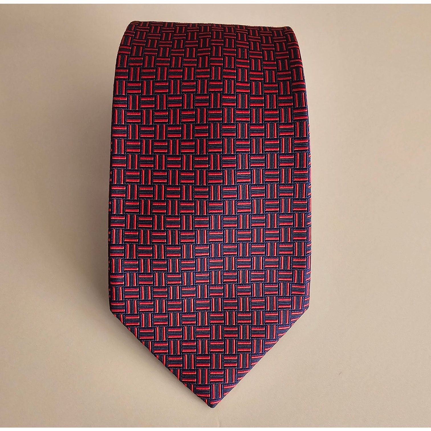 Brooks Brothers Brooks Brothers MAKERS USA 100% Silk Woven Necktie Tie 3.75" Size ONE SIZE - 1 Thumbnail
