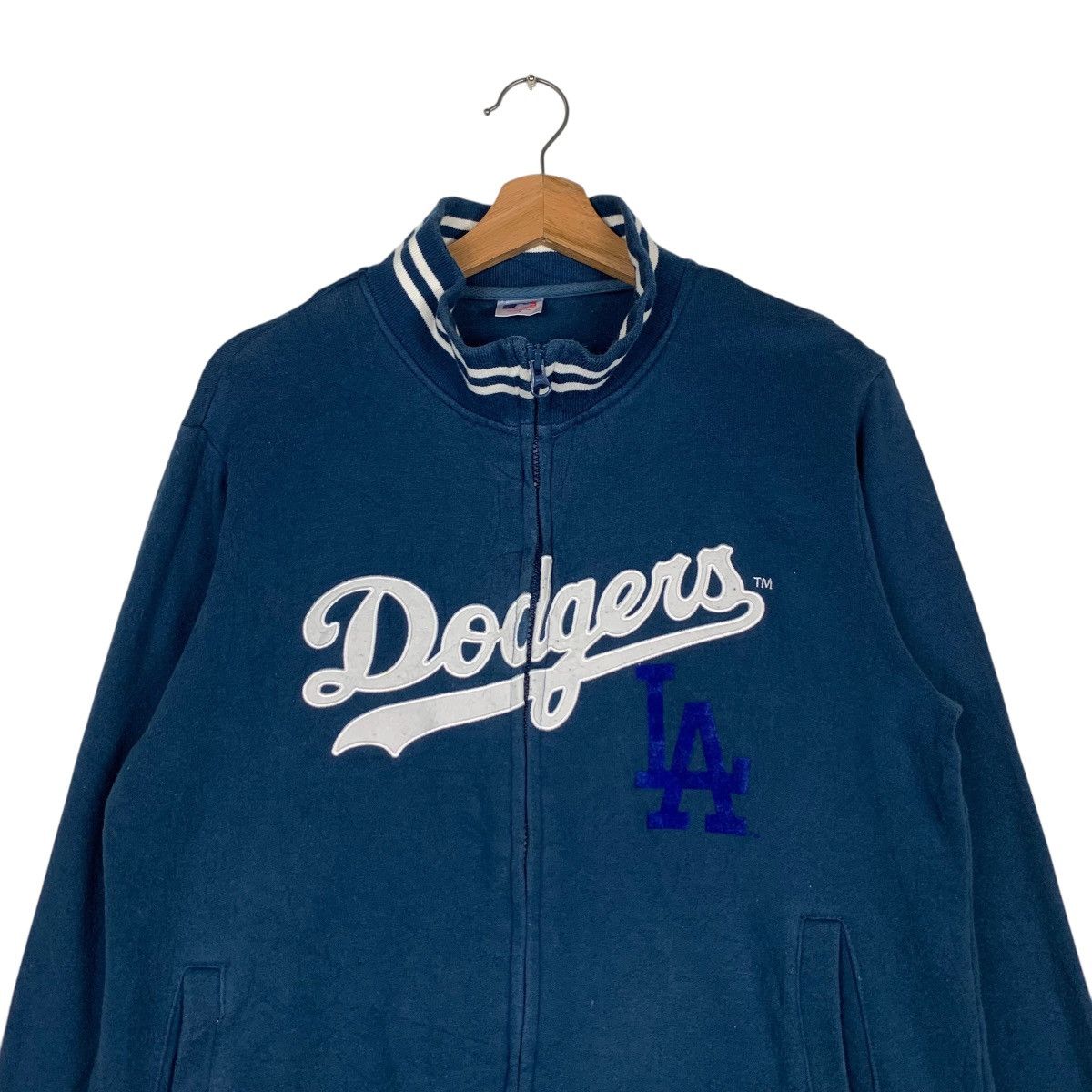 MLB MLB LA DODGERS Spellout Big Logo Sweater #1439-C65 Size US L / EU 52-54 / 3 - 2 Thumbnail
