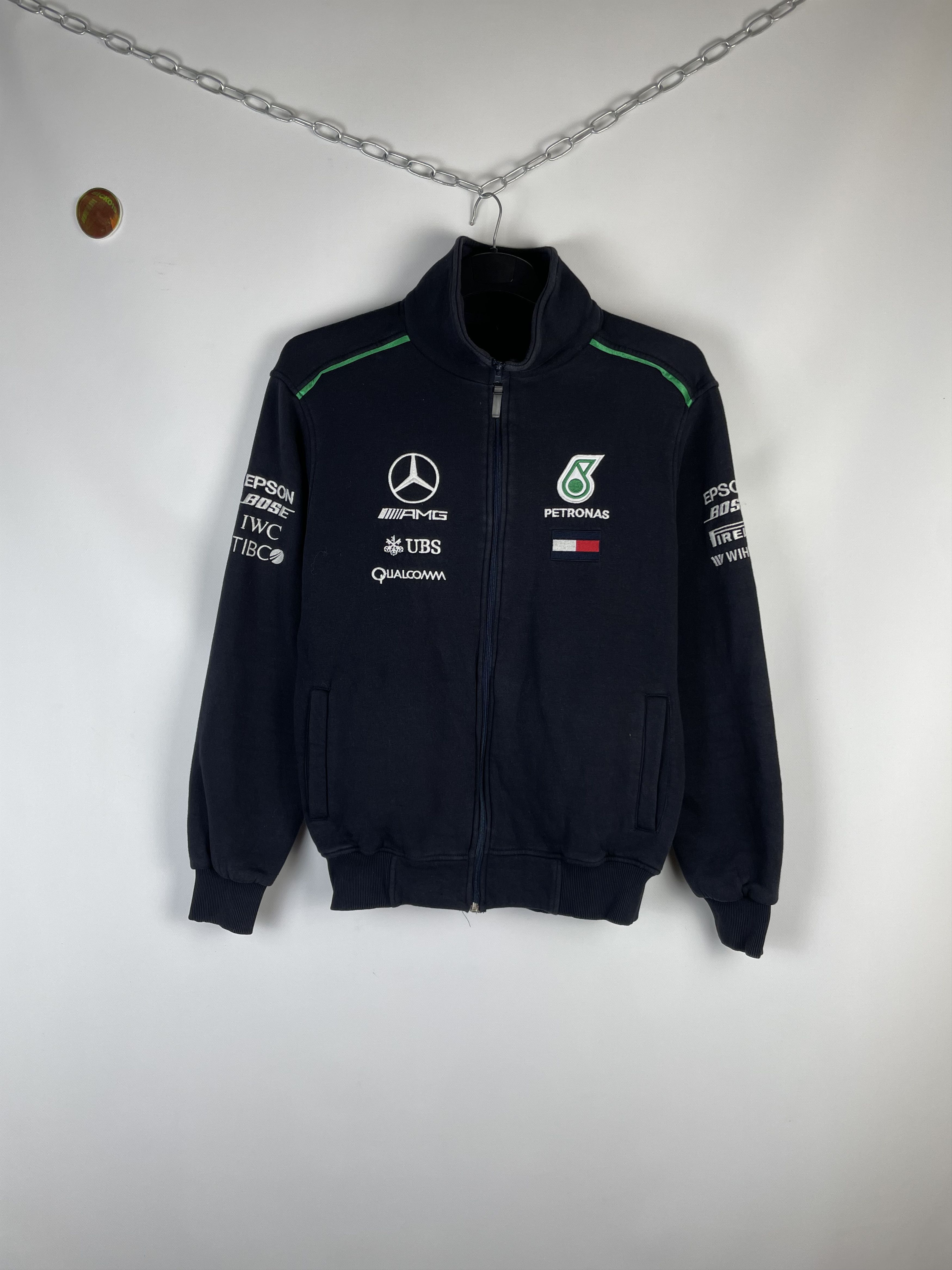 Mercedes-Benz Vintage F1 McLaren Mercedes Benz AMG Zip Sweatshirt Size US M / EU 48-50 / 2 - 1 Thumbnail