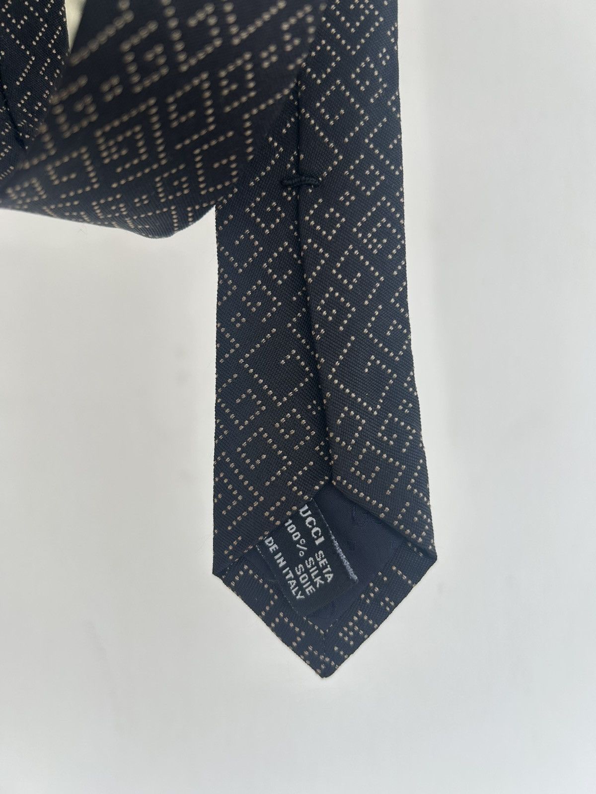 Gucci Gucci Vintage Tie Black G Monogram Size ONE SIZE - 5 Thumbnail