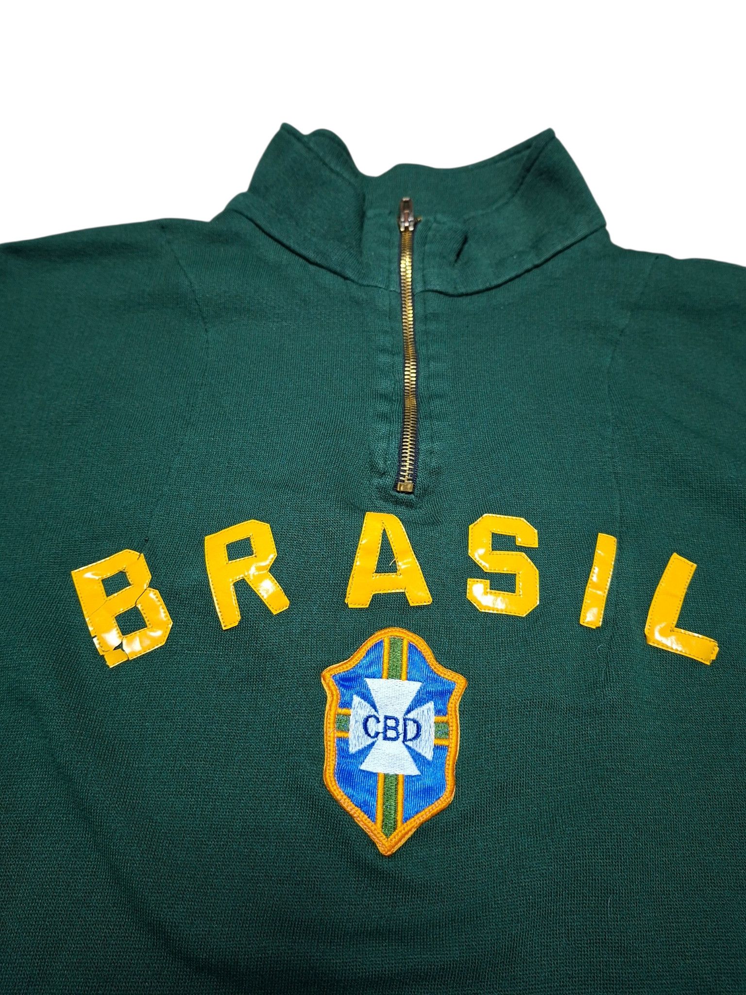 Other BRASIL SOCCER TEAM VINTAGE 70S VERY RARE 1/3 SWEATSHIRT Size US M / EU 48-50 / 2 - 3 Thumbnail