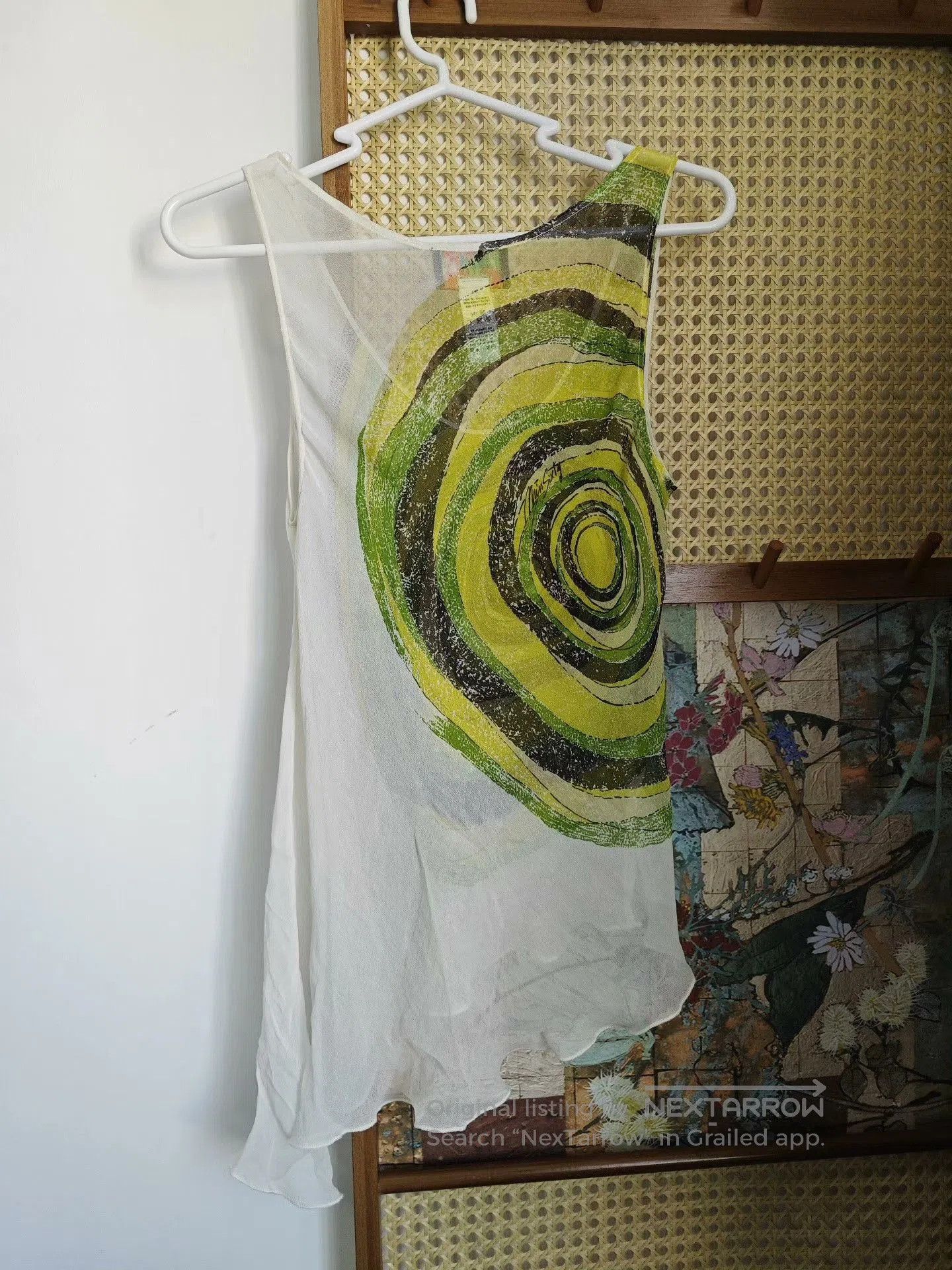 Miss Sixty Miss Sixty Beaded Silk Irregular Vest. Size L / US 10 / IT 46 - 3 Thumbnail