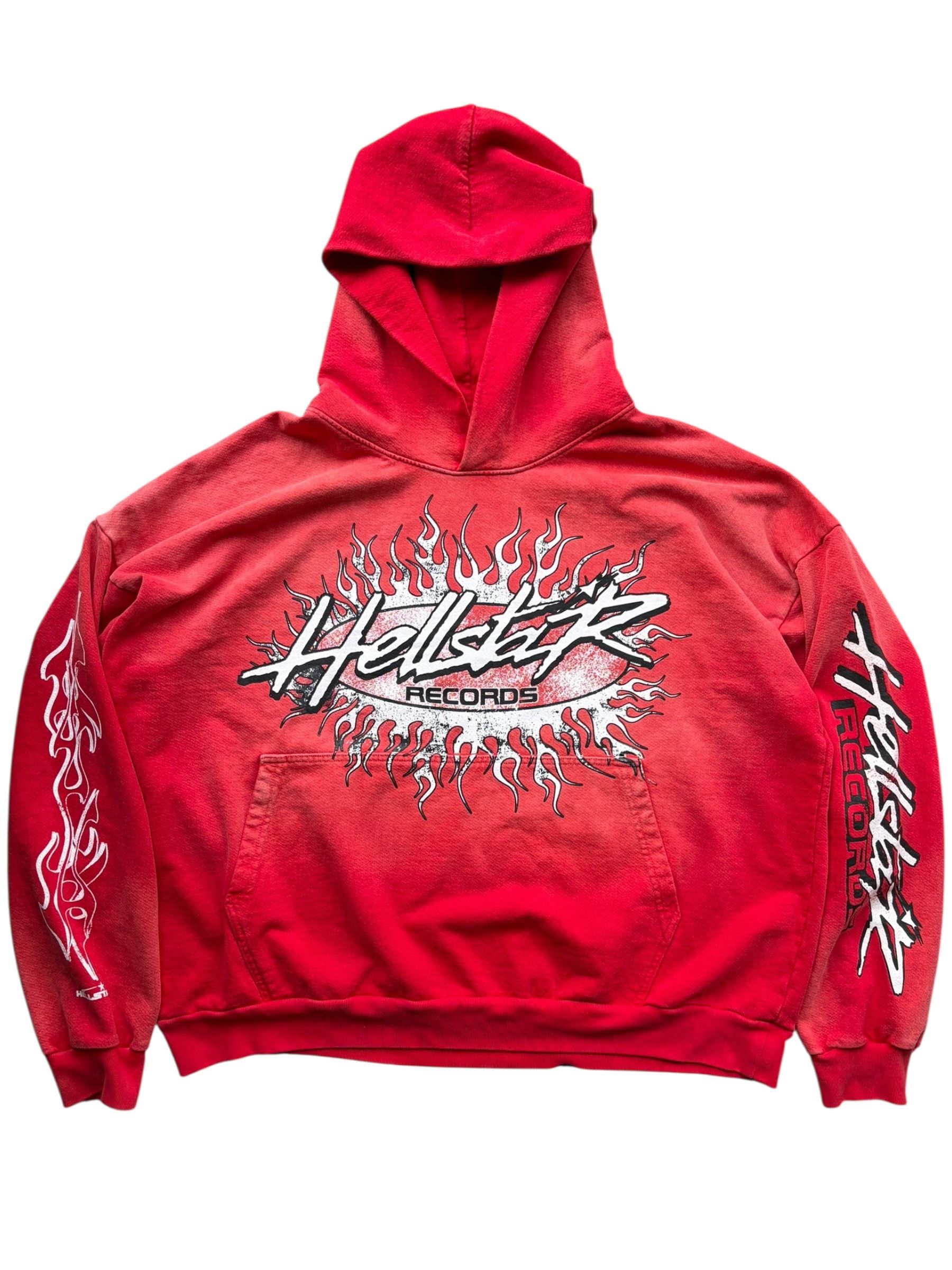 lava Hellstar Red Hoodie Lava Records Hellstar トップス hoodie Gem - トップス