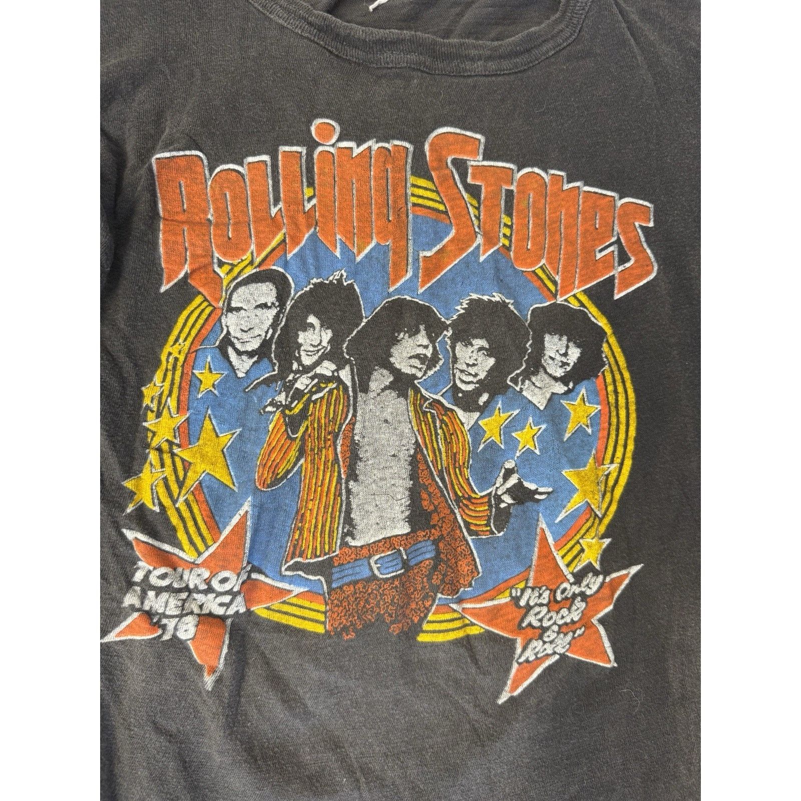 The Rolling Stones Original Vintage ROLLING STONES 1978 US/World Tour T-Shirt Size S / US 4 / IT 40 - 2 Thumbnail