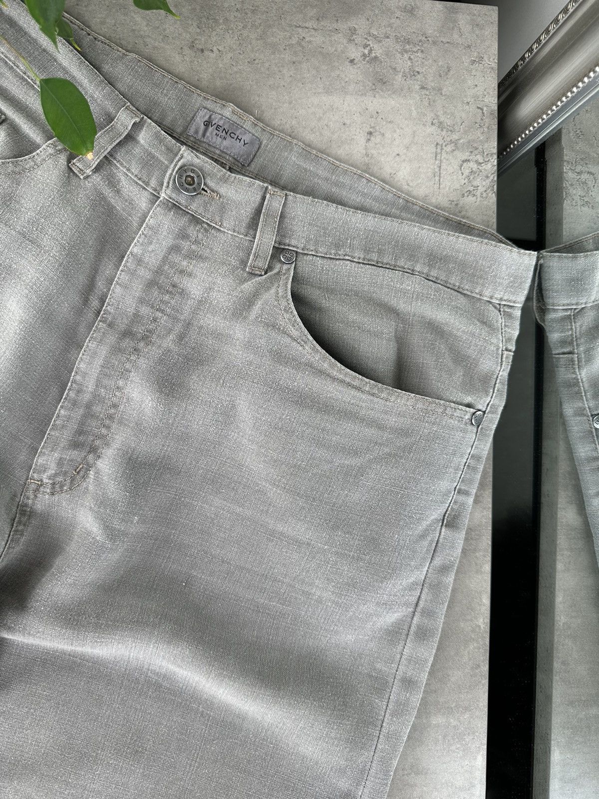 Givenchy Givenchy Vintage Linen Pants Size US 34 / EU 50 - 3 Thumbnail