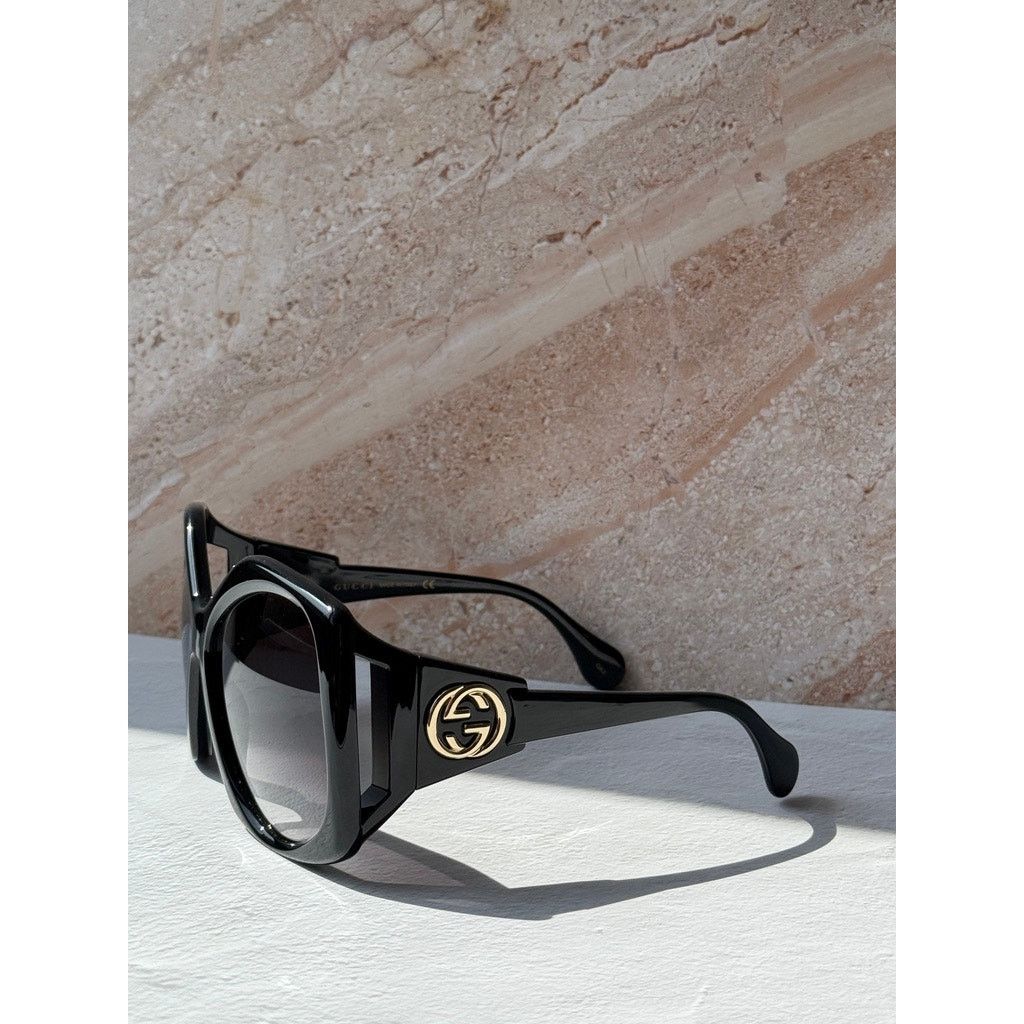 Gucci NEW Gucci GG0875S Black Oversized Sunglasses Size ONE SIZE - 9 Thumbnail