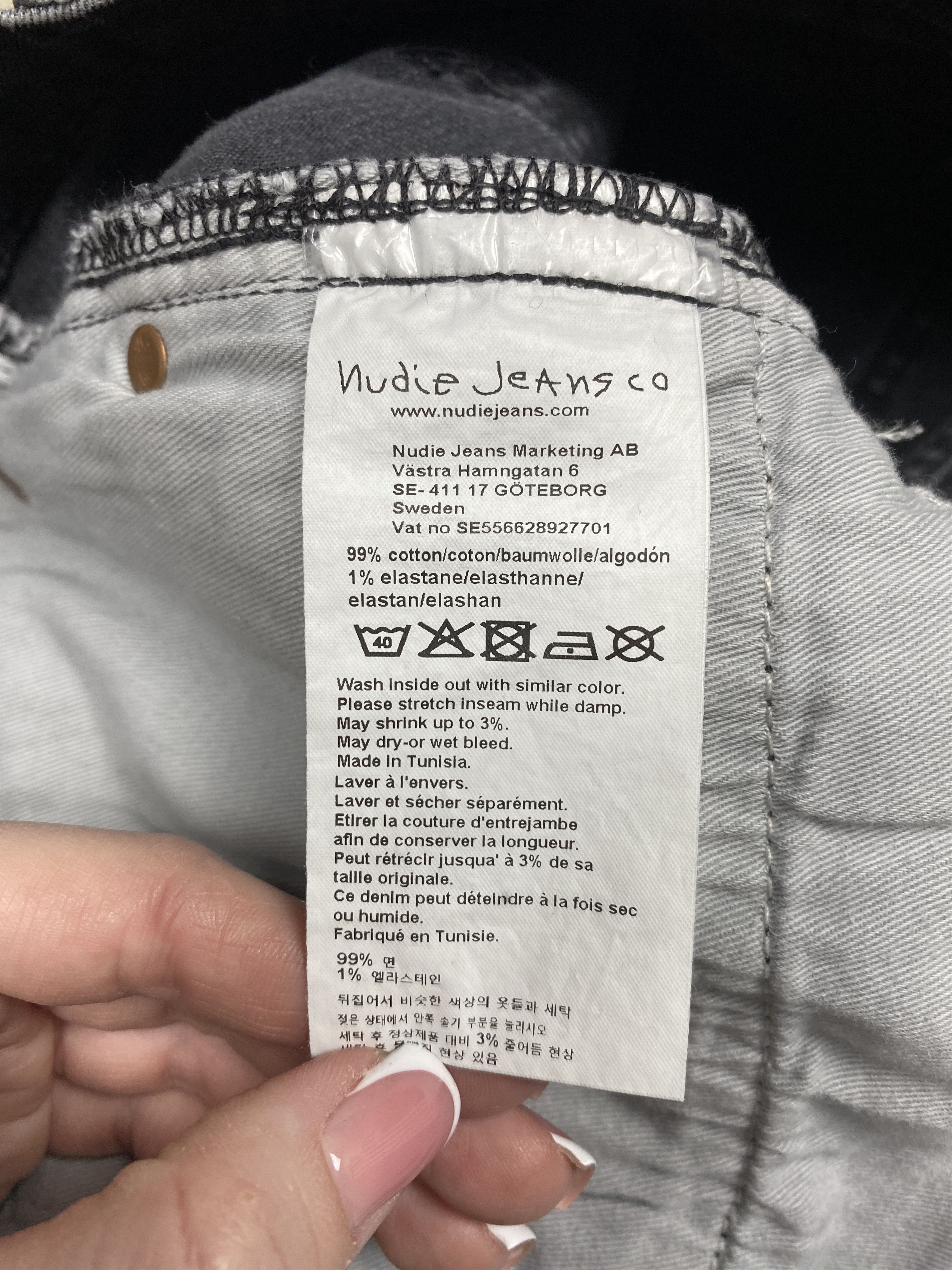Nudie Jeans Nudie Jeans Lean Dean Vintage Mens Denim Pants Jeans Size US 32 / EU 48 - 11 Thumbnail