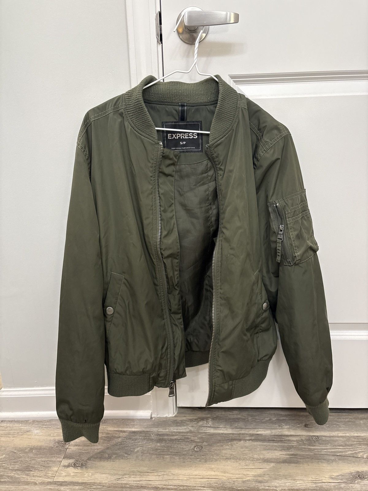 Express Express Mens Bomber Jacket Size US S / EU 44-46 / 1 - 1 Thumbnail