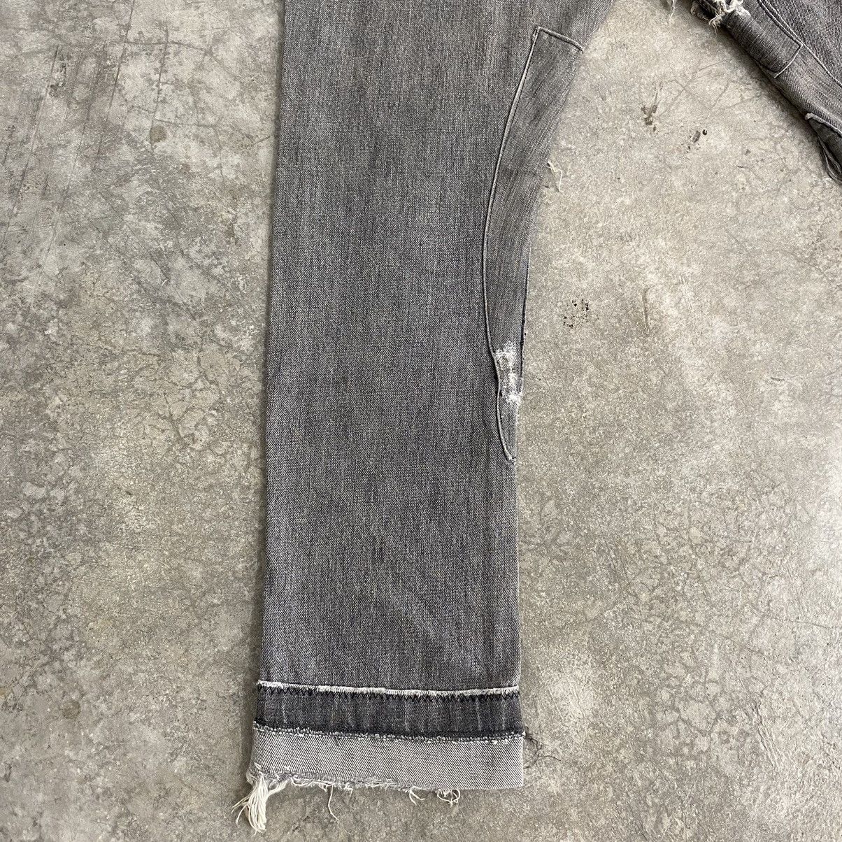 TMT VTG TMT Reconstructed Distressed Cropped Jeans Size US 30 / EU 46 - 18 Thumbnail