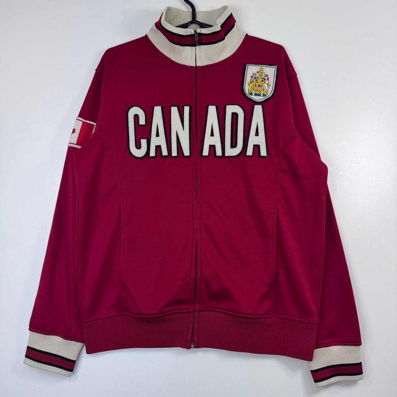 Other Canada Track Jacket Red Full Zip Olympic Style Mens Size M Size US M / EU 48-50 / 2 - 1 Thumbnail