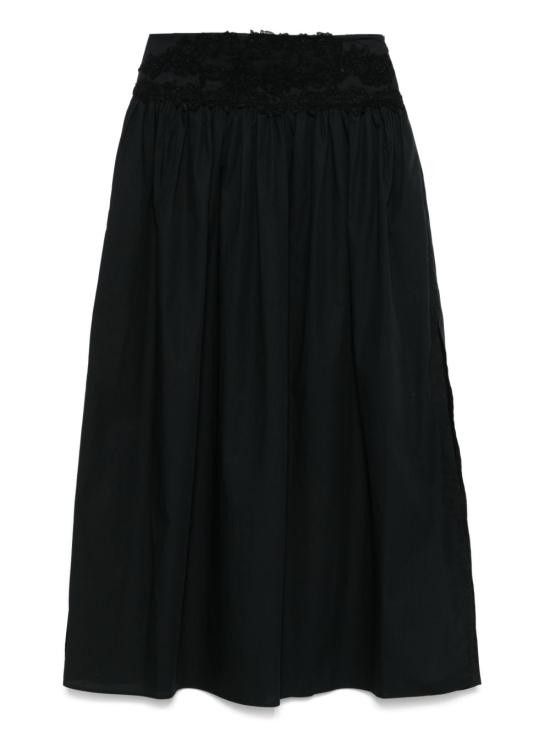 スカート ERMANNO SCERVINO Long cloth skirt Black Ermanno Scervino Long Cloth Skirt | Grailed