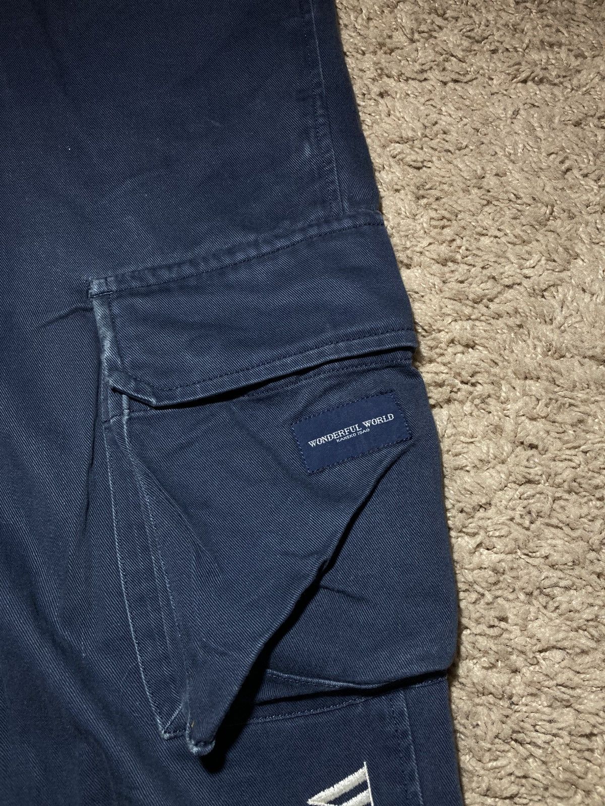 Kaneko Isao SS96 Wonderful World Kaneko Isao Men's 90s 1996 Navy Cargo Size US 28 / EU 44 - 3 Thumbnail