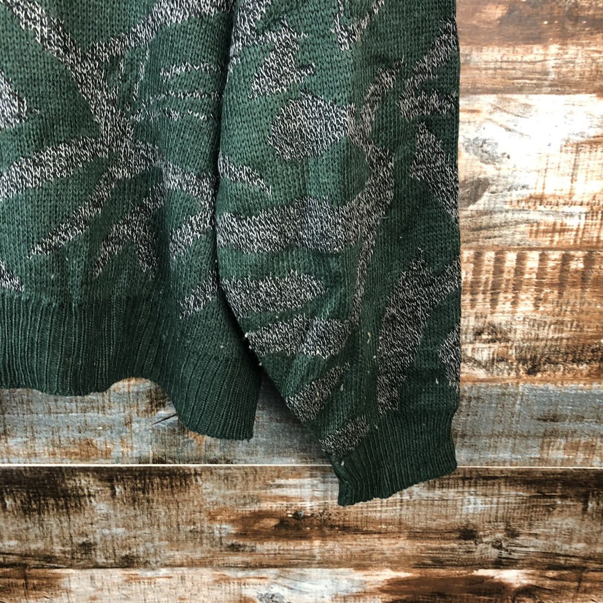 Homespun Knitwear Villa St made in japan vintage Green Knitwear #A2041 Size US XL / EU 56 / 4 - 16 Thumbnail