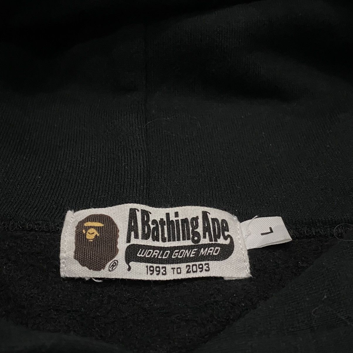 Bape Bape Embroidery Shark Black Hoodie Pullover Size US L / EU 52-54 / 3 - 3 Thumbnail