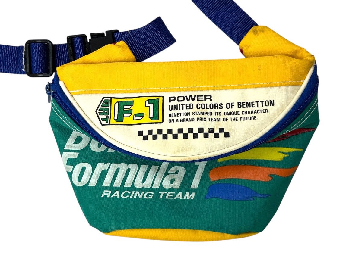 Benetton Vintage Benetton Formula 1 Racing Team Pouch Bag Size ONE SIZE - 9 Thumbnail