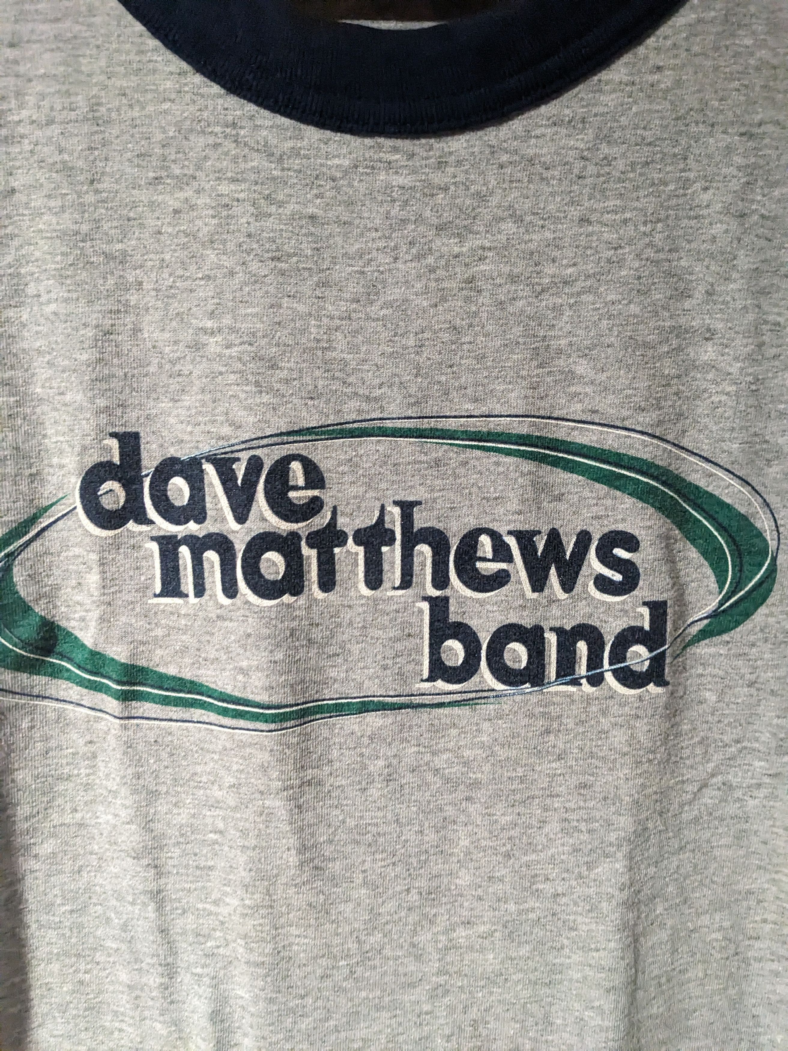 Band Tees × Vintage Vintage 90s Dave Matthews Band Music Tour Ringer T-Shirt Size US XL / EU 56 / 4 - 2 Thumbnail
