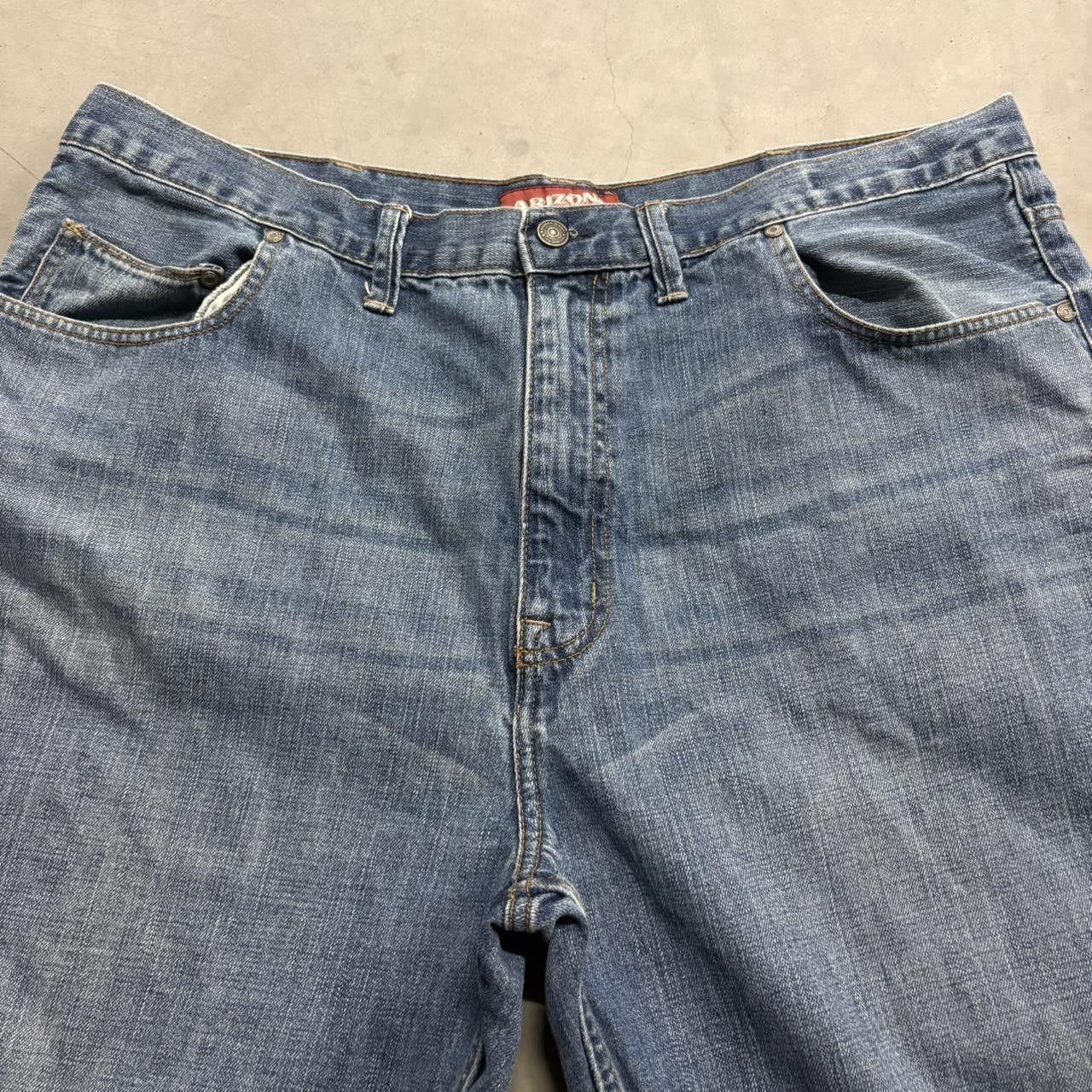 Vintage Crazy Vintage Y2K/2000s Super Baggy Wideleg Arizona Jeans Medium Wash Denim Jeans! Size US 44 / EU 60 - 4 Thumbnail
