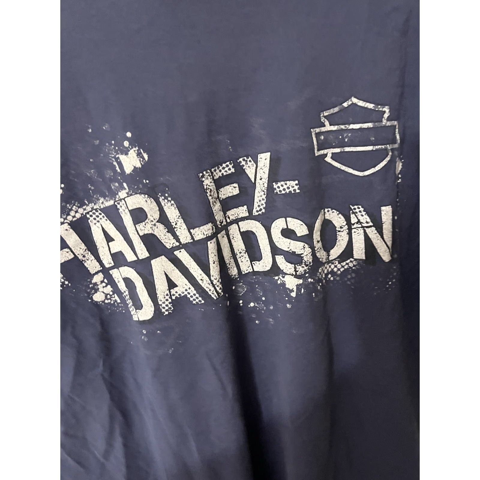 Harley Davidson Harley-Davidson Biker Graphic T-Shirt Blue Large Mens Size US L / EU 52-54 / 3 - 3 Thumbnail