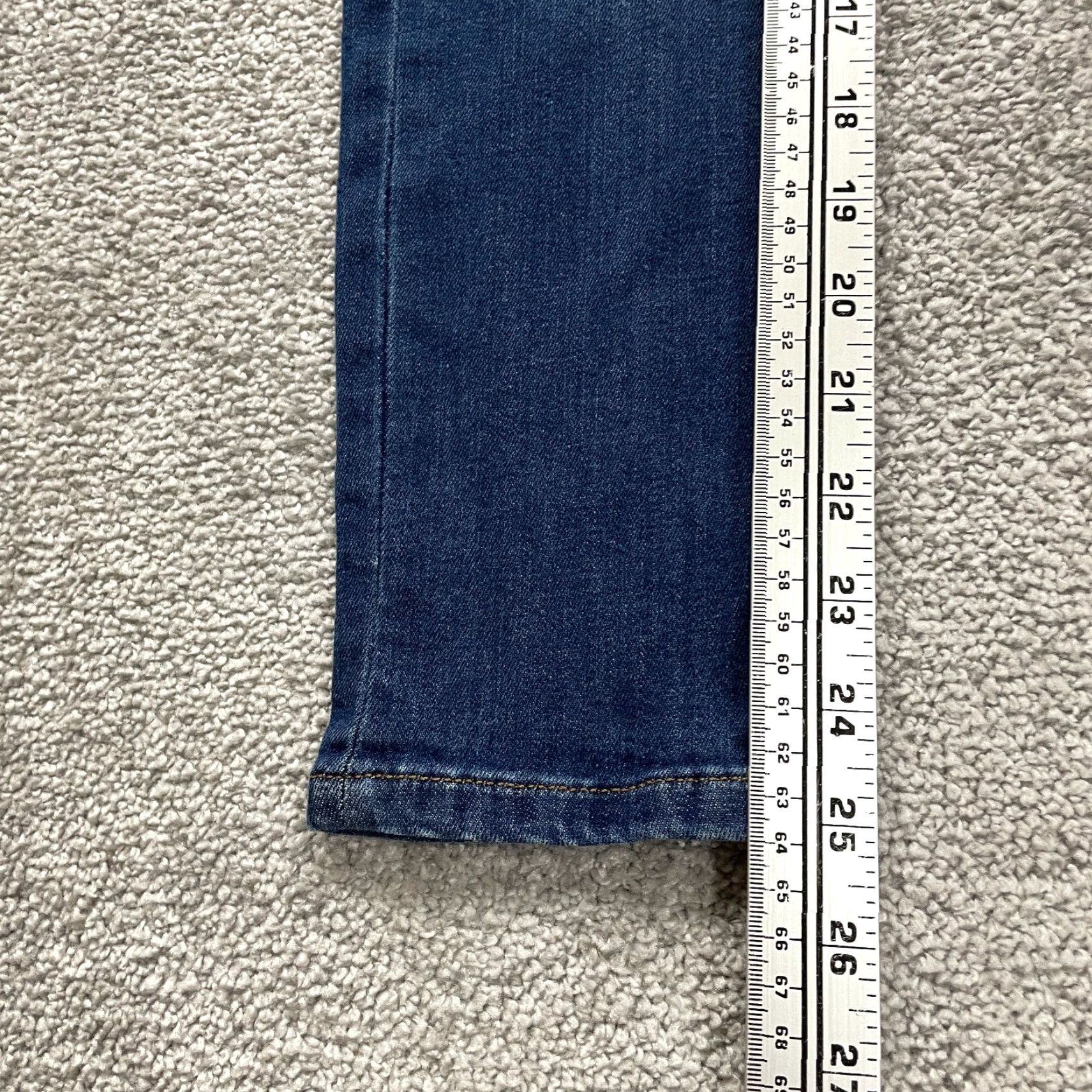 Banana Republic Banana Republic Skinny Ankle Jeans Women 26P Distressed Mid Rise Dark Wash 28x25 Size 26" / US 2 / IT 38 - 6 Thumbnail