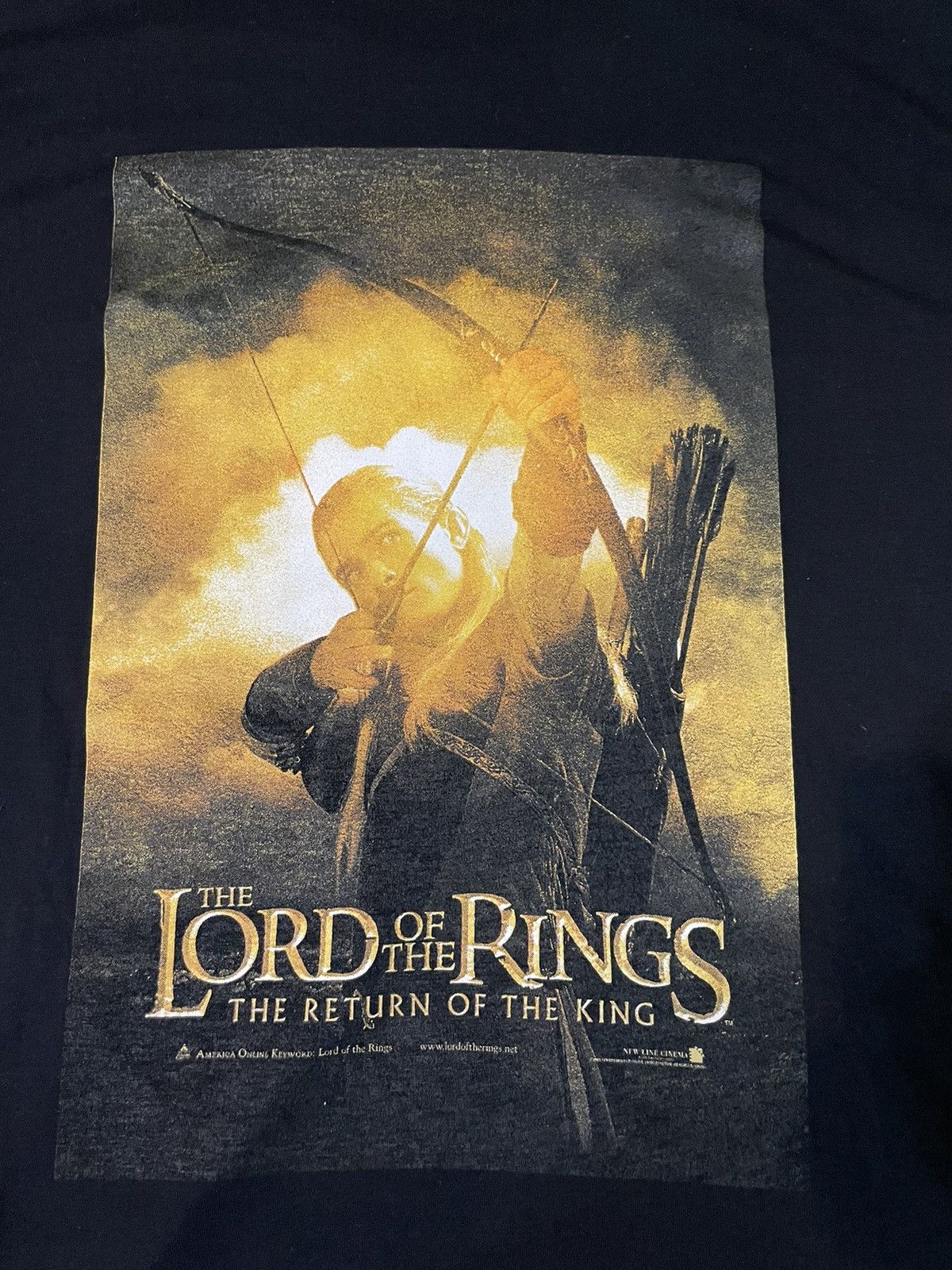 Vintage Vintage Y2K Promo Tee Lord Of The Rings Size US L / EU 52-54 / 3 - 7 Thumbnail