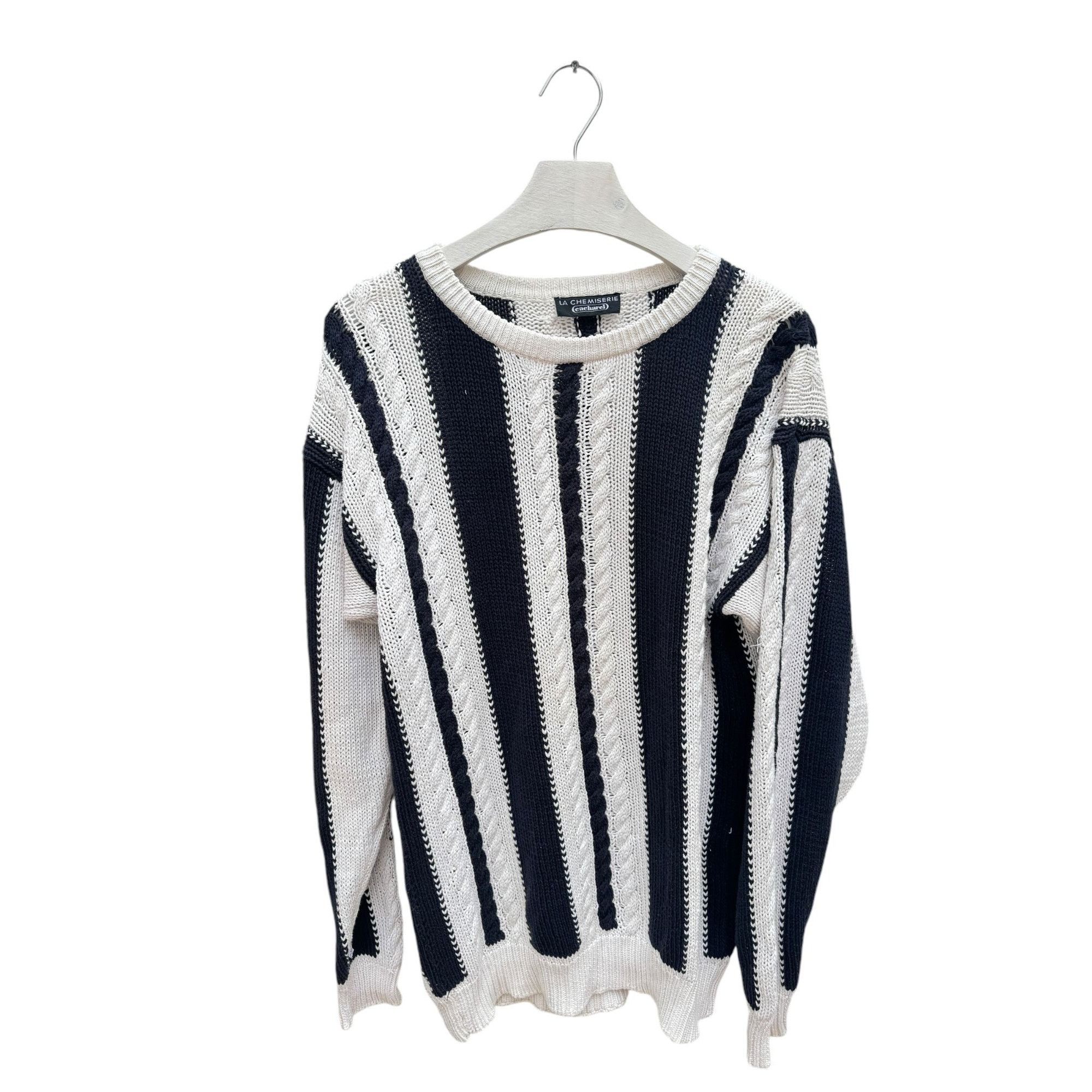 Vintage Heavy Cream / Black Knit Size US L / EU 52-54 / 3 - 1 Thumbnail