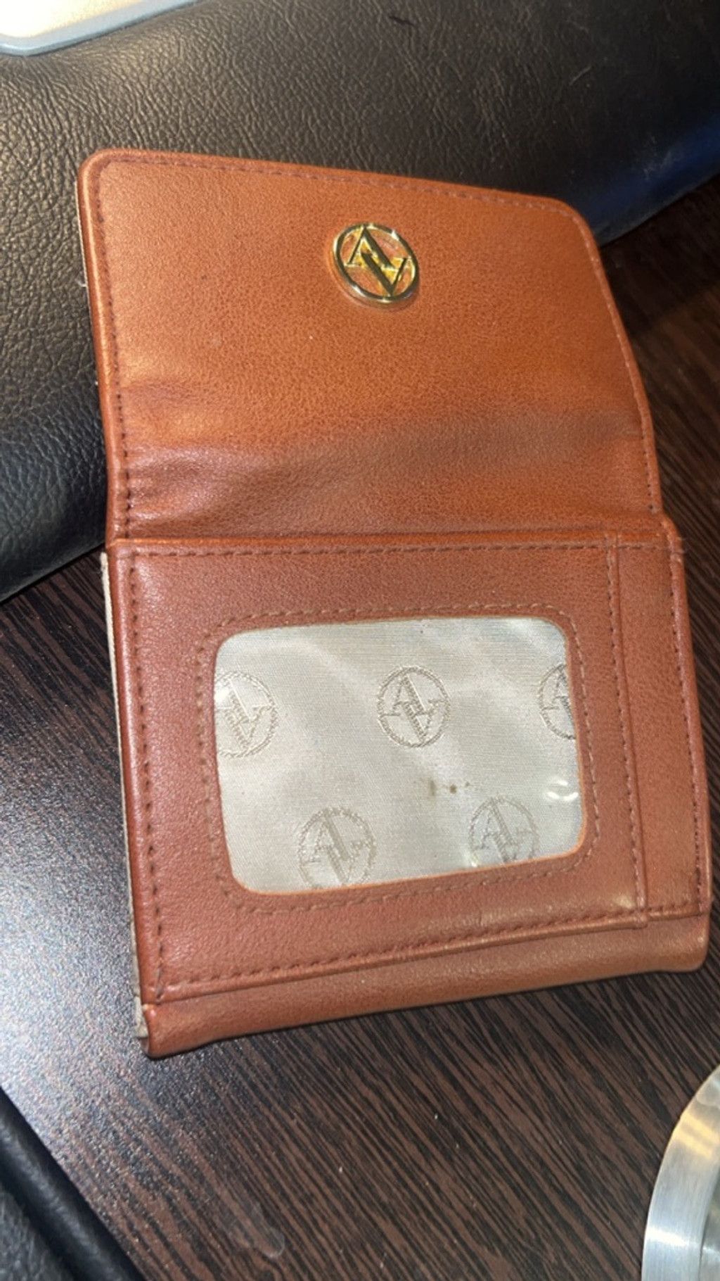 The Unbranded Brand Women's Brown Key & Card Holder One Size Size ONE SIZE - 4 Thumbnail