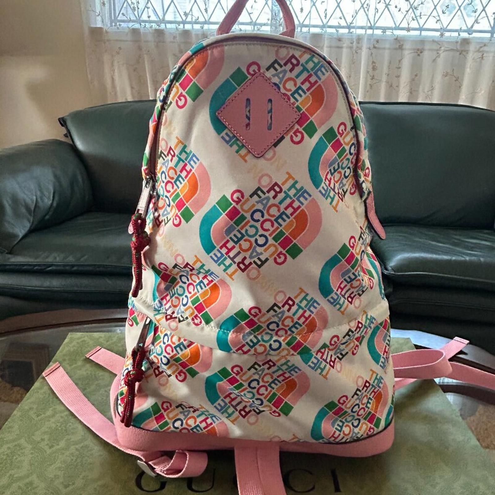 Other NWT GUCCI The North Face M Nylon Leather Backpack 650288 Size ONE SIZE - 1 Thumbnail
