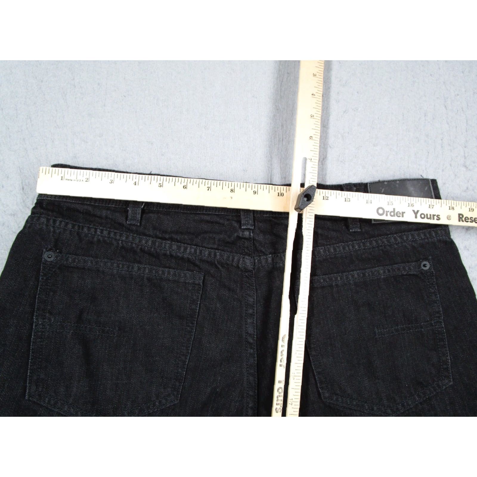 Calvin Klein Calvin Klein Jeans Mens 36 Black Skinny Straight Denim Y2K MB99A77 33x32 Size US 36 / EU 52 - 7 Thumbnail