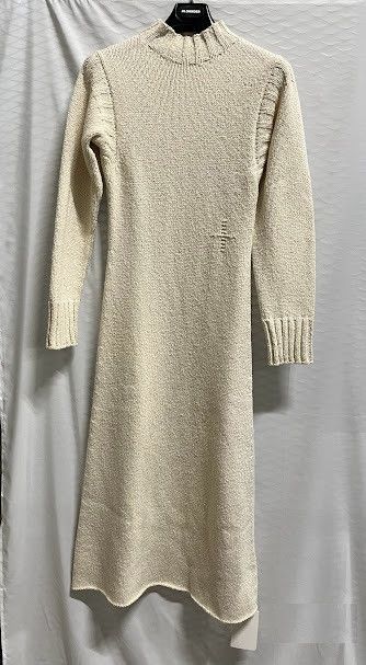 Jil Sander o1loc1c1124 Dress in Natural Size L / US 10 / IT 46 - 1 Preview