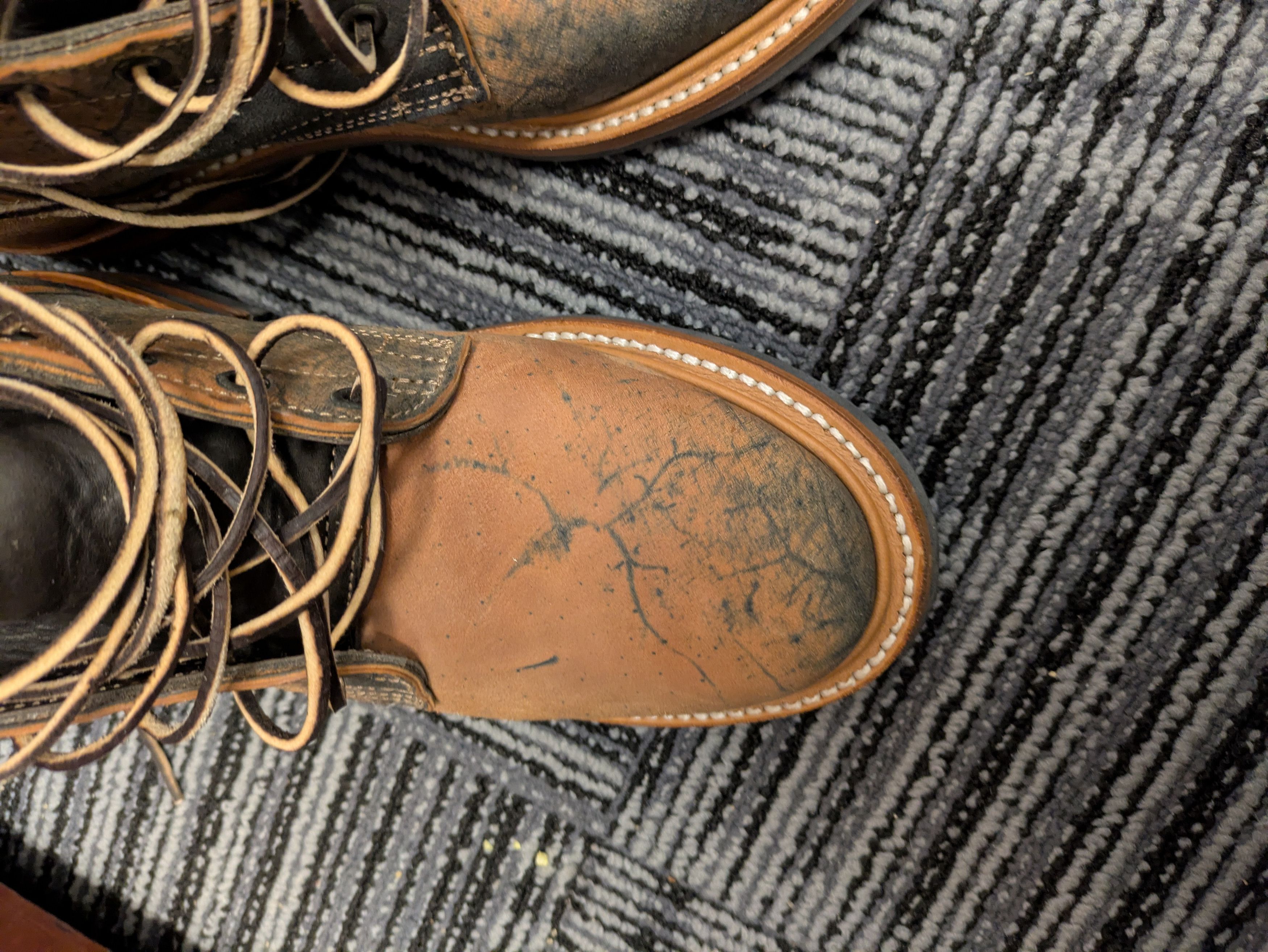 Truman Boot Co. Navy Horse Rump RO Size US 8.5 / EU 41-42 - 6 Thumbnail