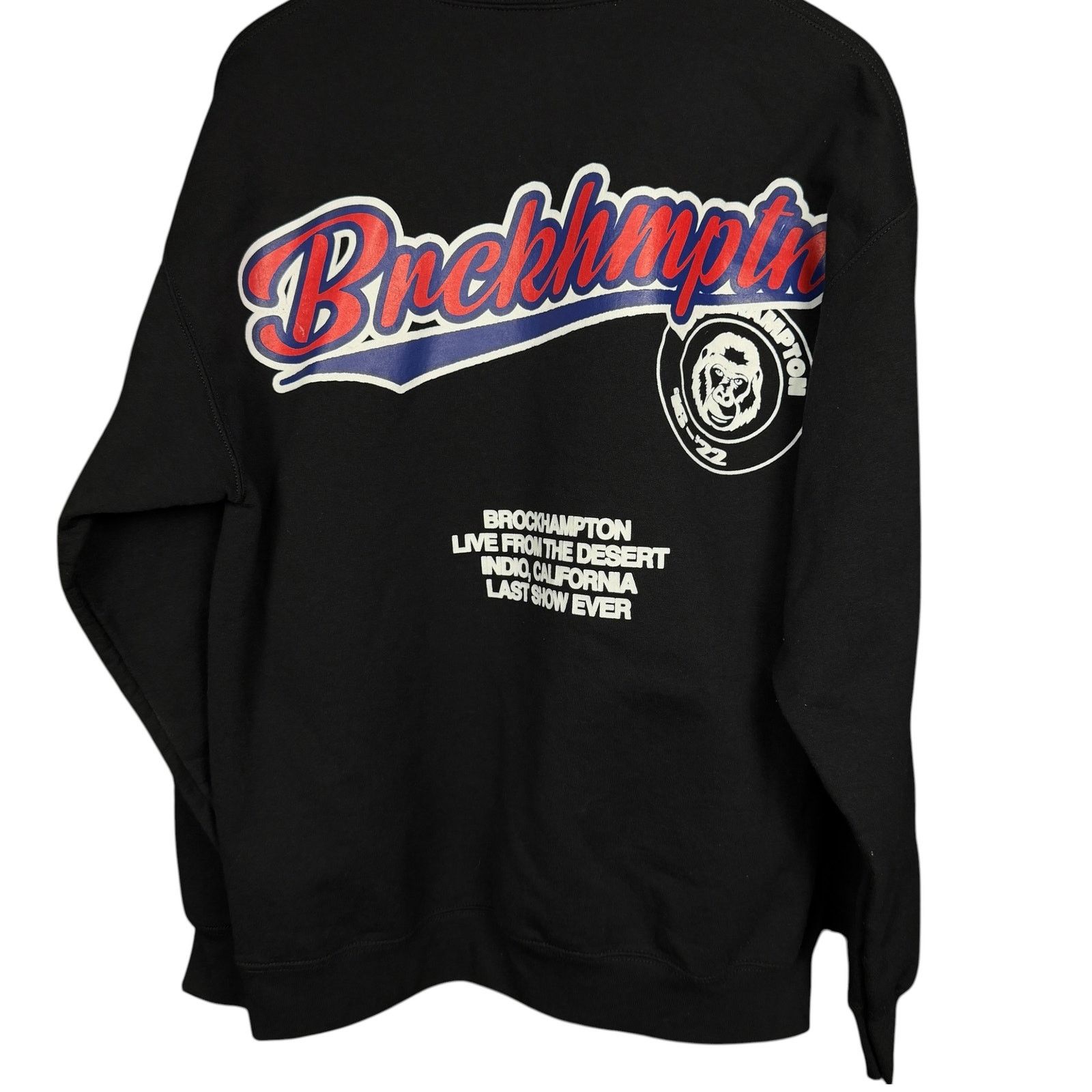 Brockhampton Brockhampton Men's Large Last Show Ever Indio Black Hoodie Size US L / EU 52-54 / 3 - 9 Thumbnail
