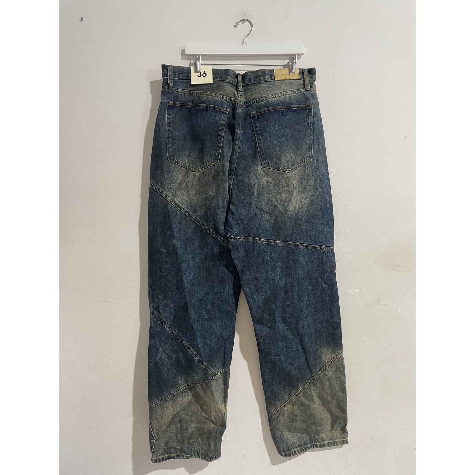 MNML MNML ULTRA BAGGY UPCYLCED DENIM SIZE 36 NEW Size US 36 / EU 52 - 2 Thumbnail