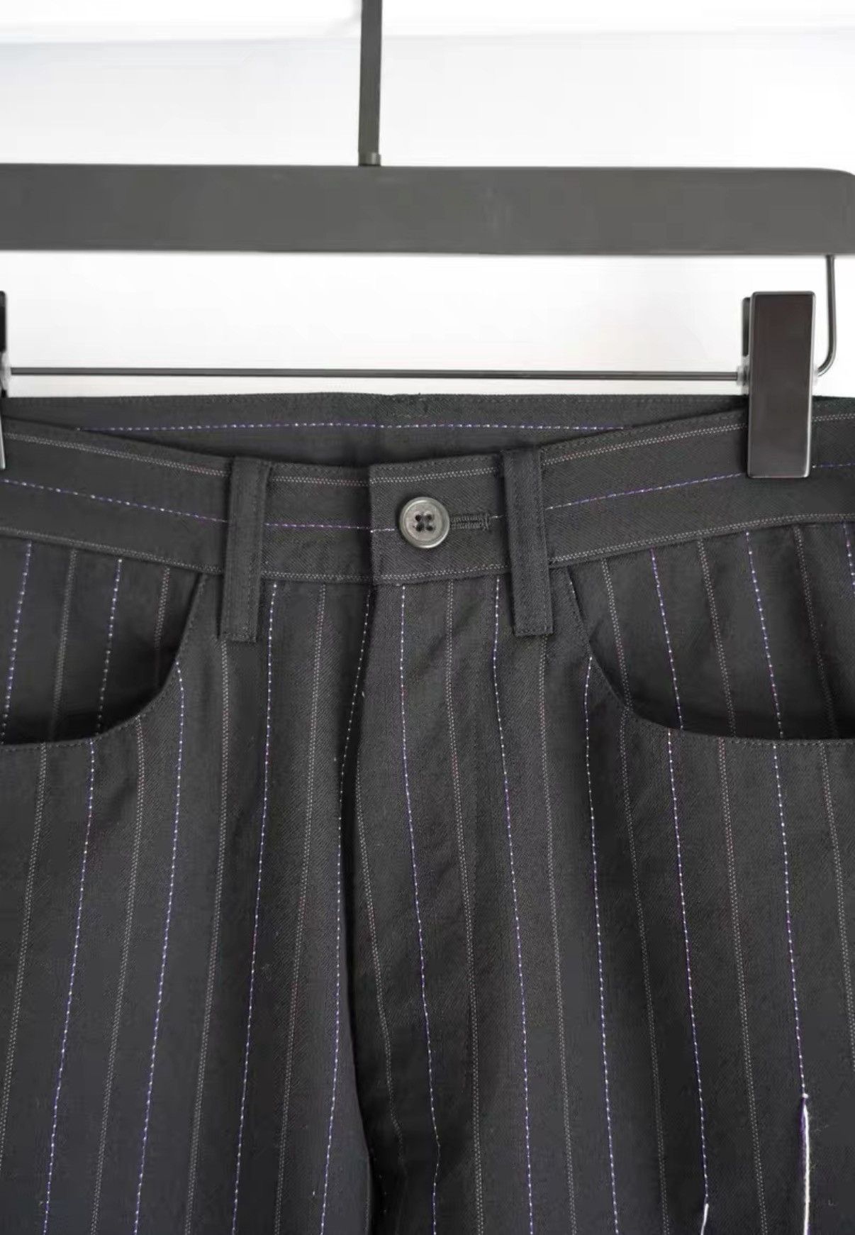 Yohji Yamamoto Yohji Yamamoto 03aw Broken Stripe Trousers K4 Size US 32 / EU 48 - 3 Thumbnail